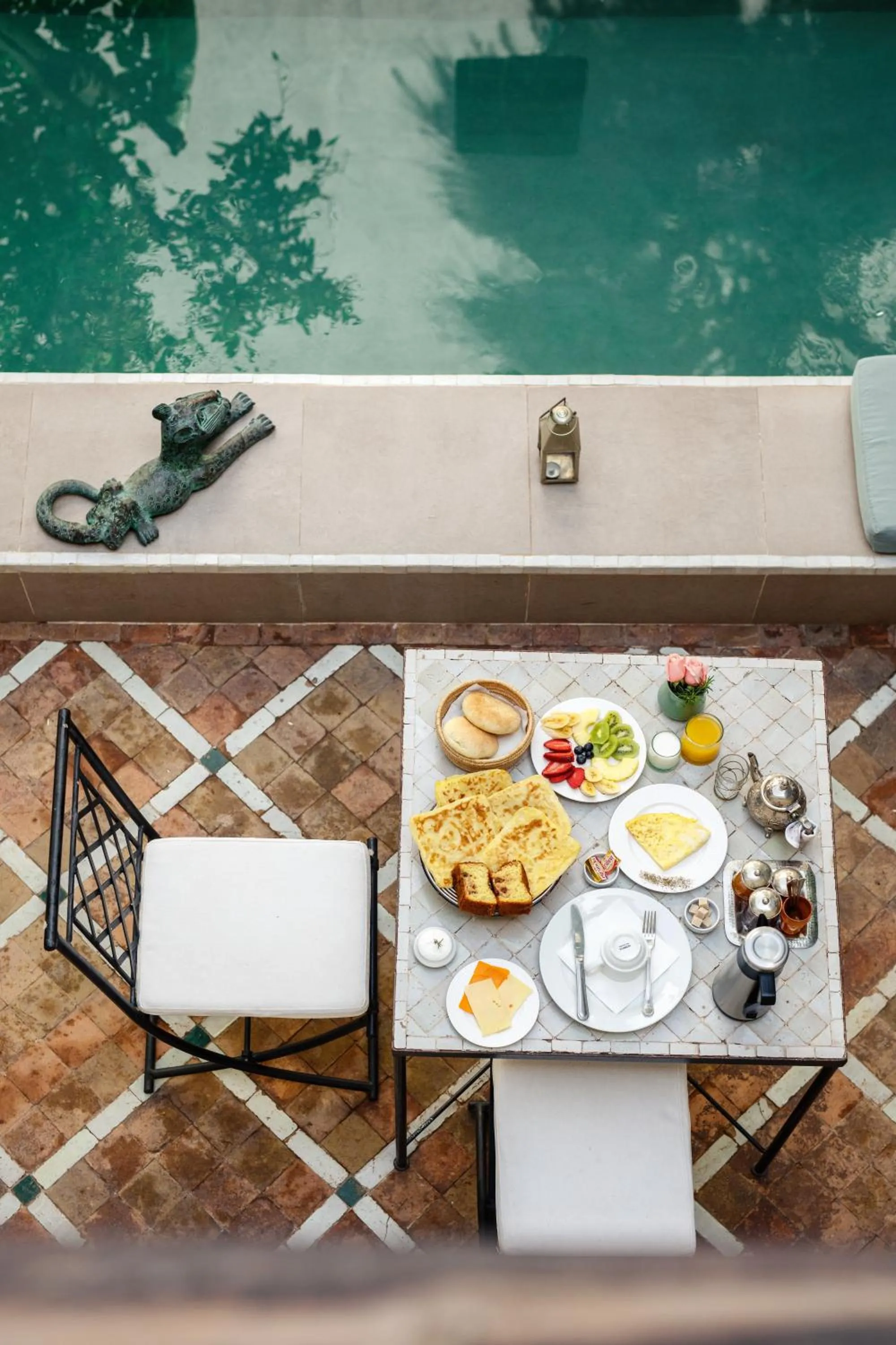 Breakfast in Riad Le Rihani