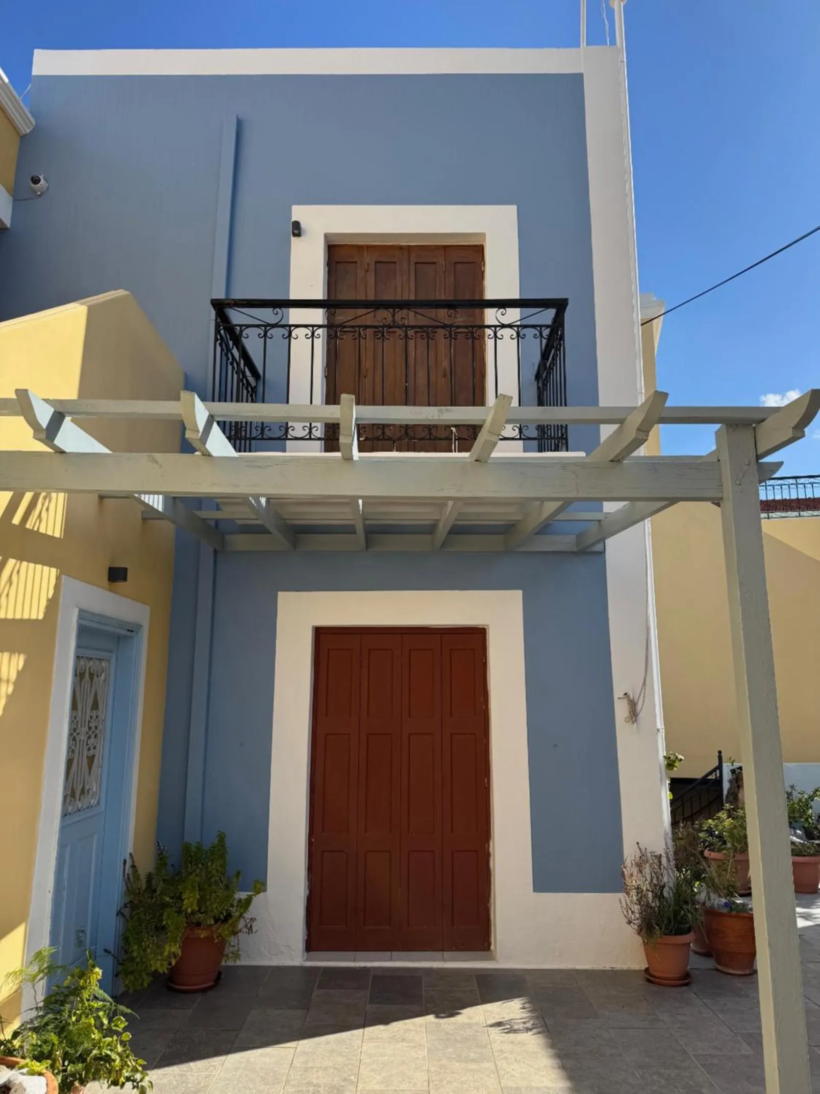 Balcony/Terrace in Hotel Fiona Symi