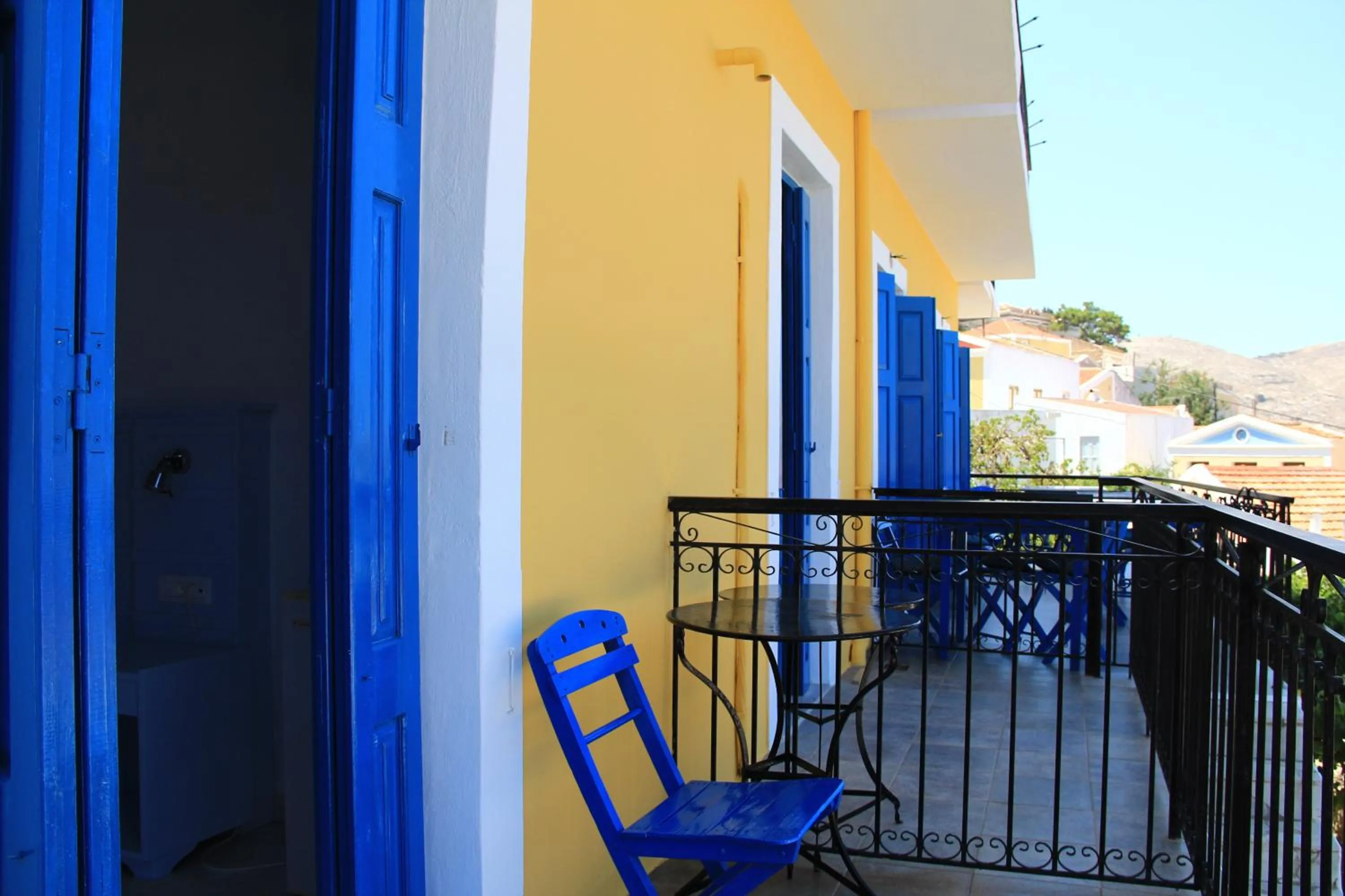 Balcony/Terrace in Hotel Fiona Symi