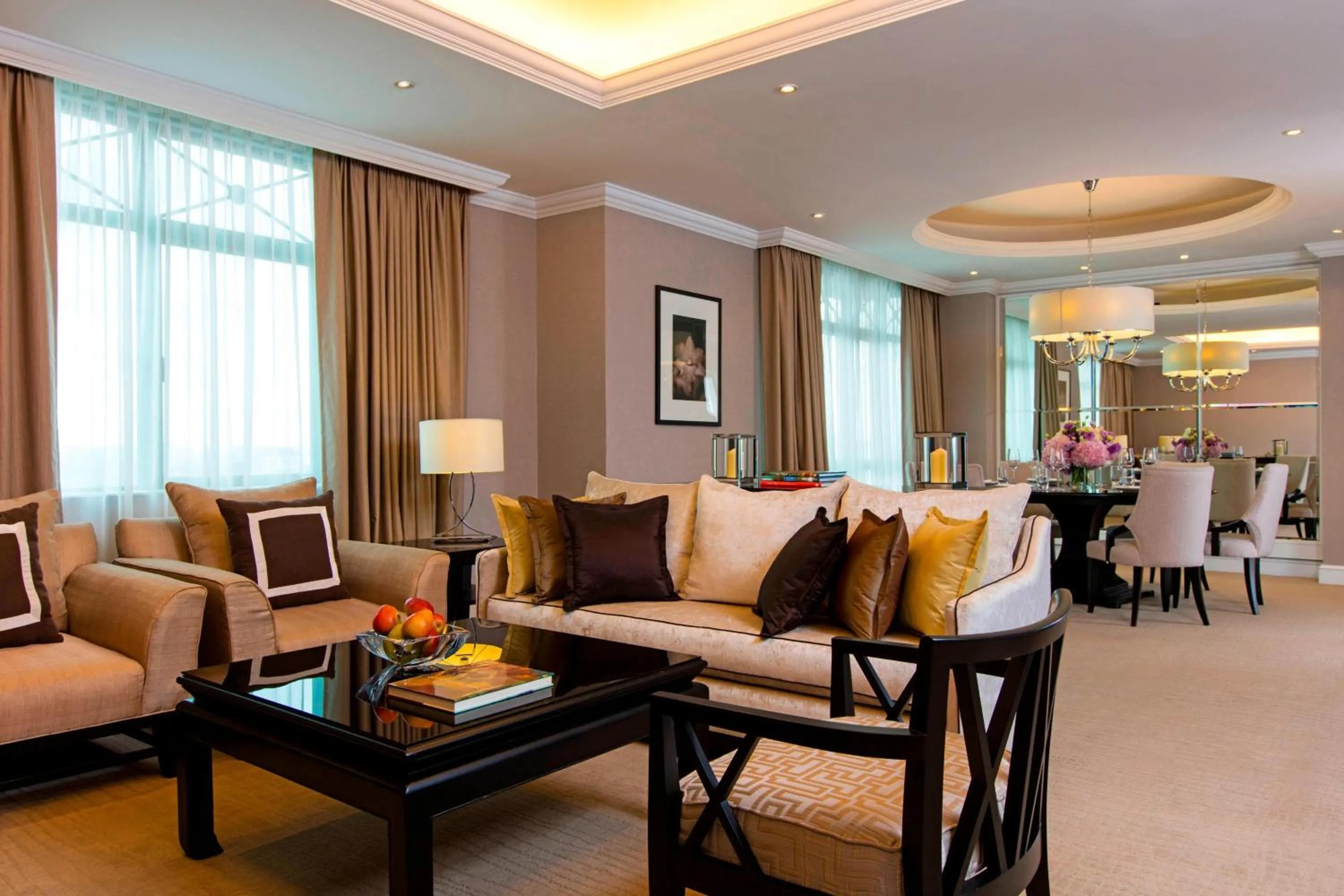 Living room in The Ritz-Carlton, Kuala Lumpur