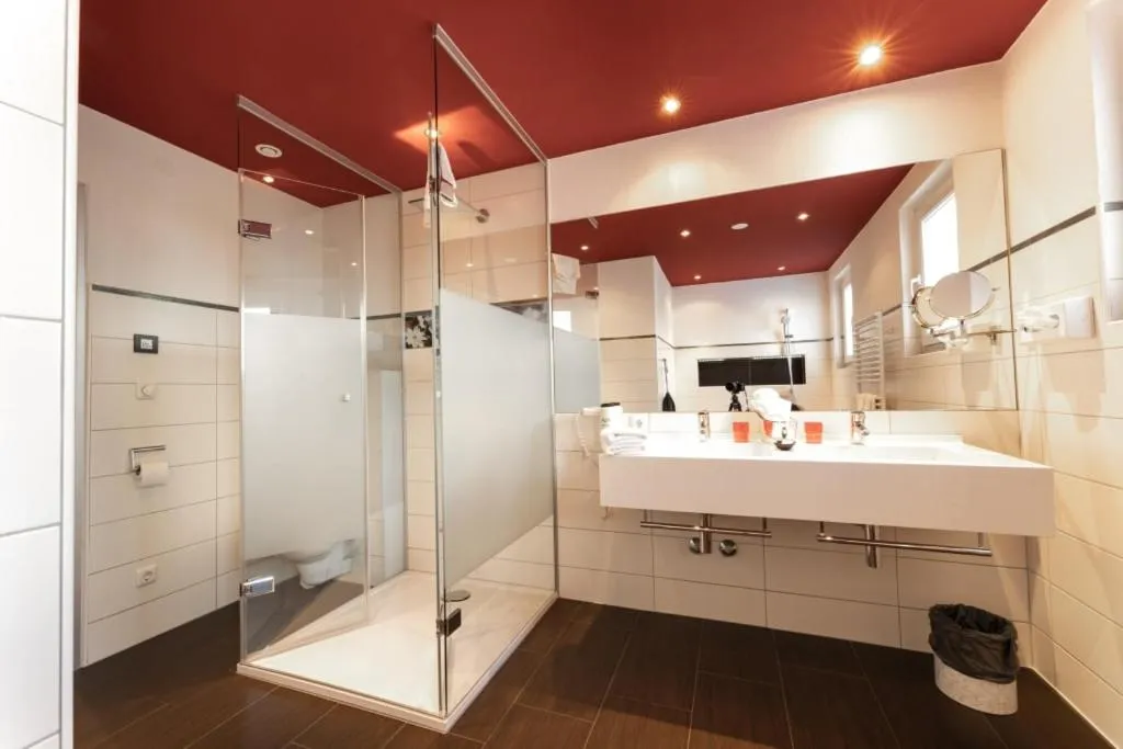 Bathroom in Aparthotel Dorfplatzl Garni Apartments & B&B