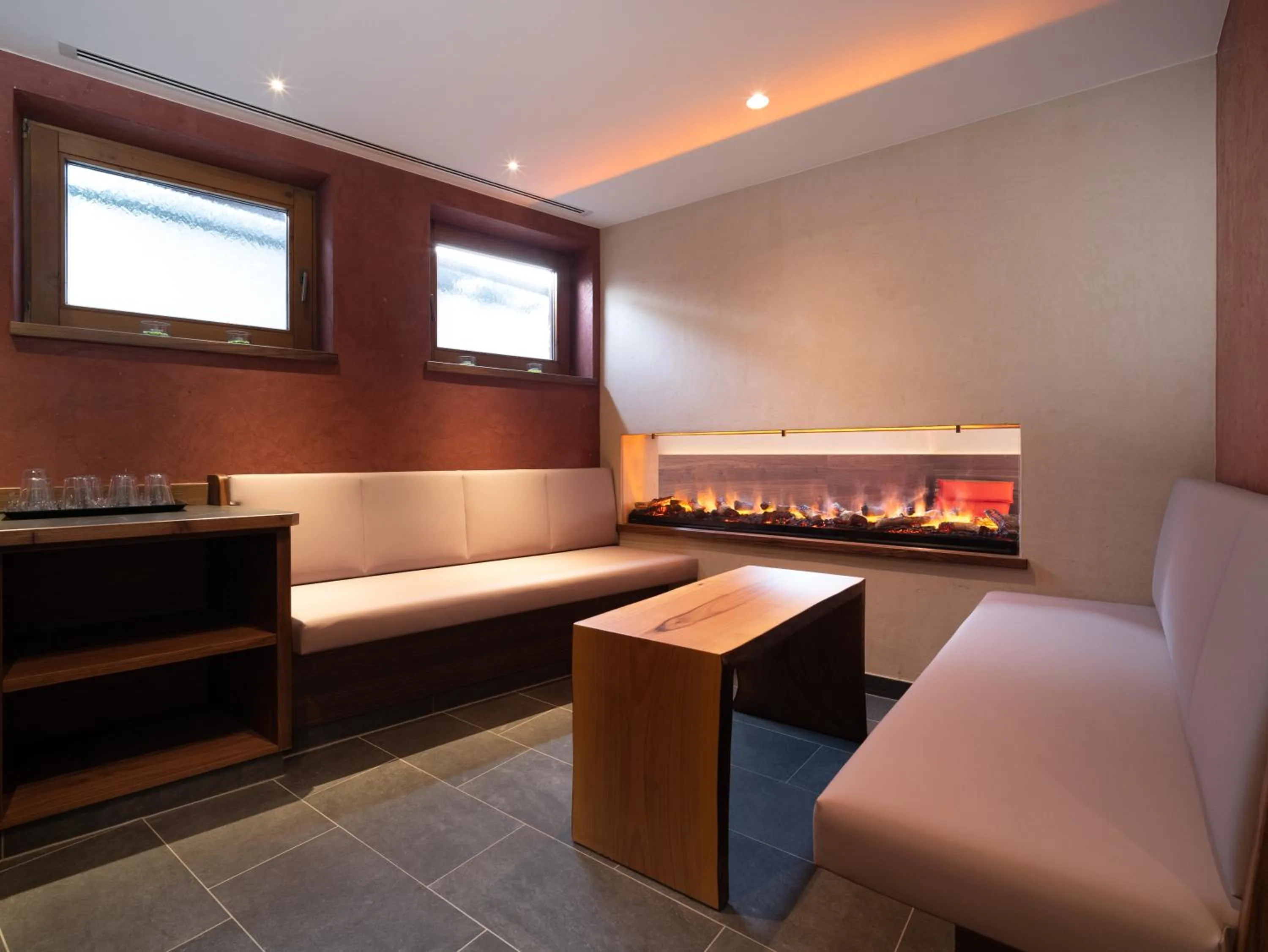 Sauna in Aparthotel Dorfplatzl Garni Apartments & B&B