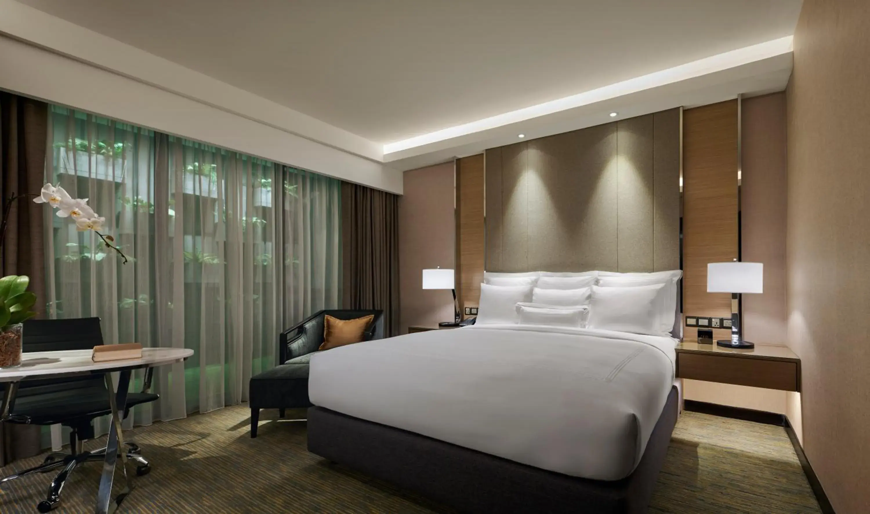 Bed in JW Marriott Kuala Lumpur