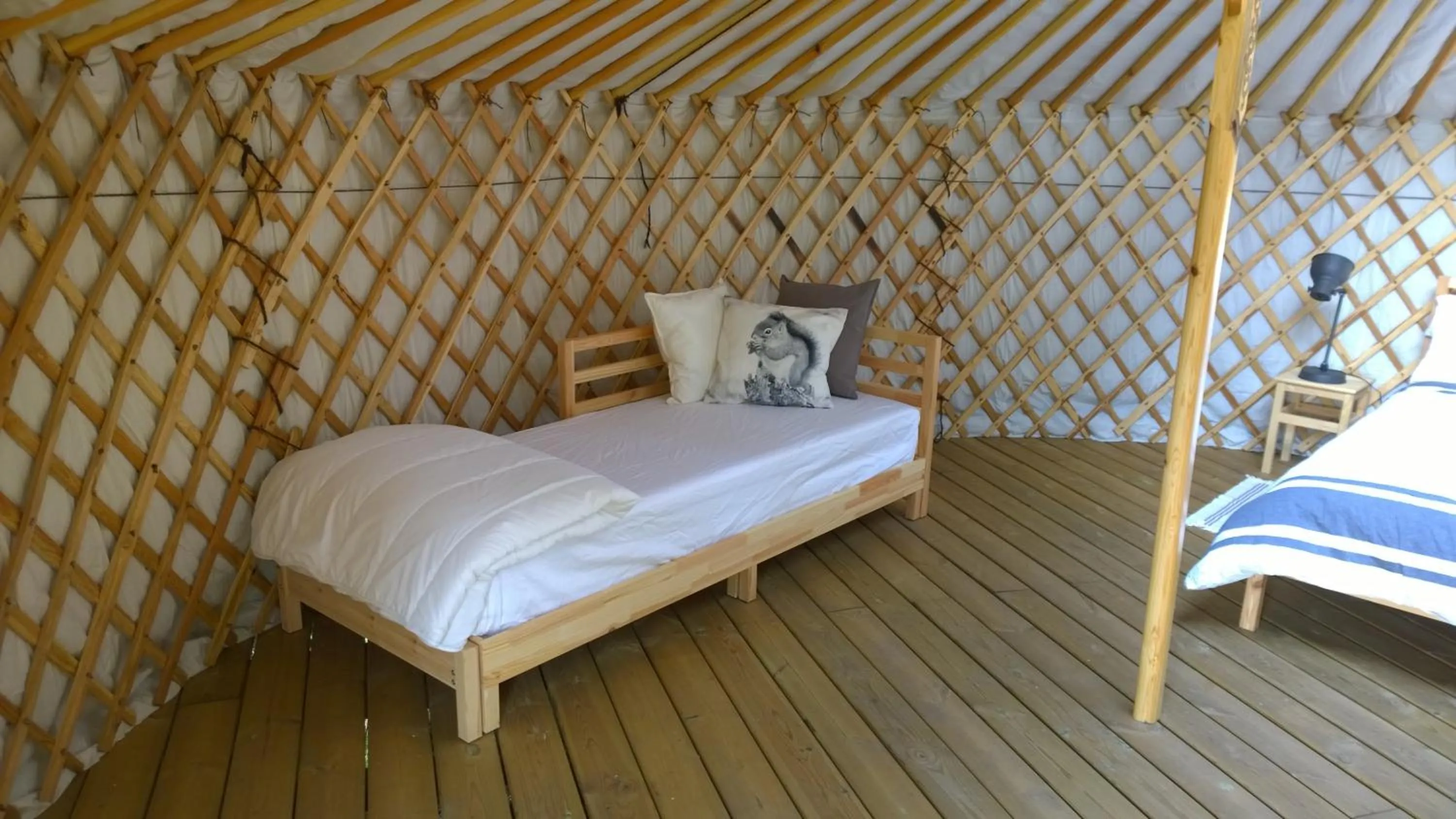 Bed in Maison d'hôtes Les Beaux Chenes