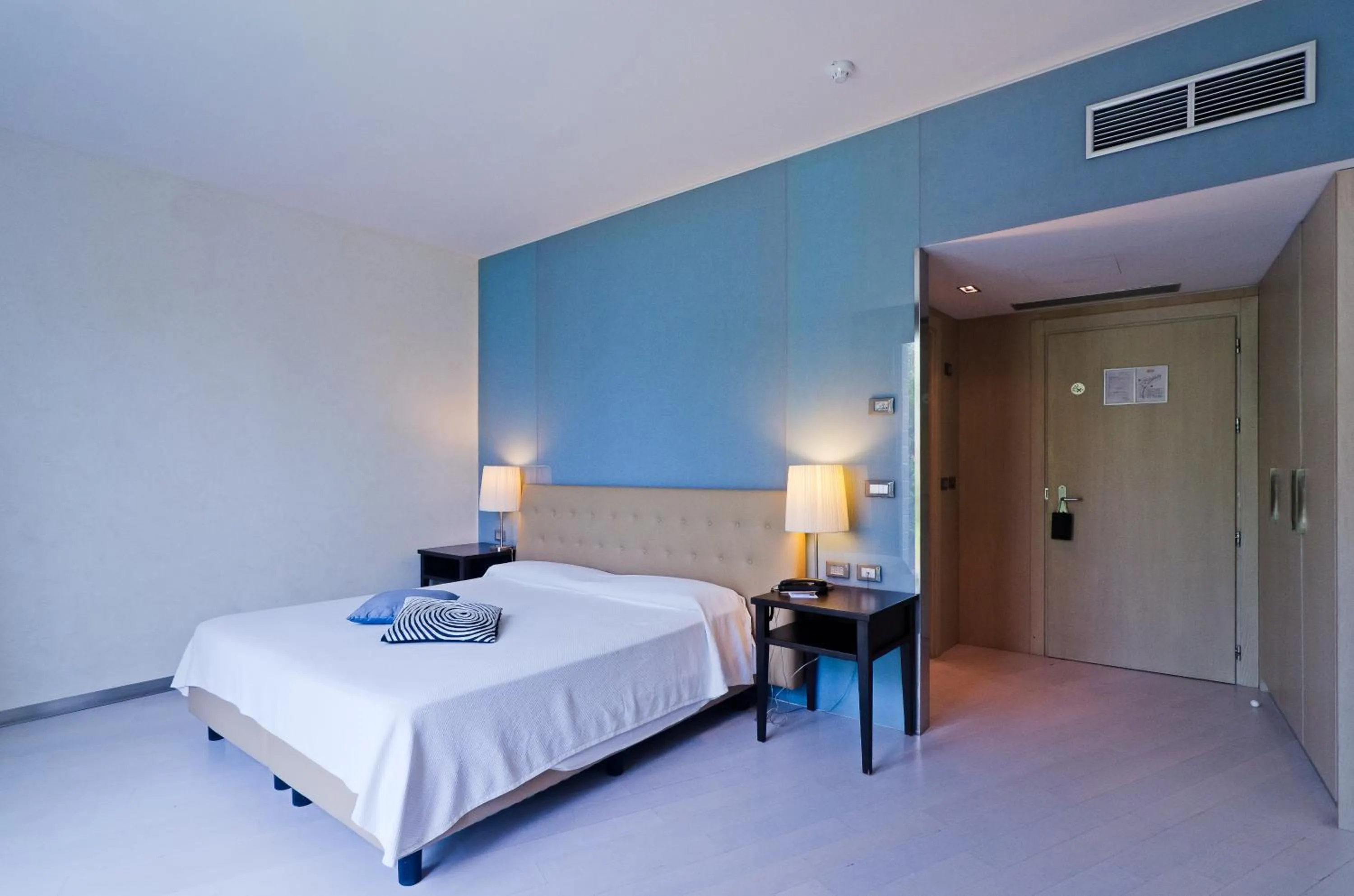 Bed in Hotel Riviera dei Fiori