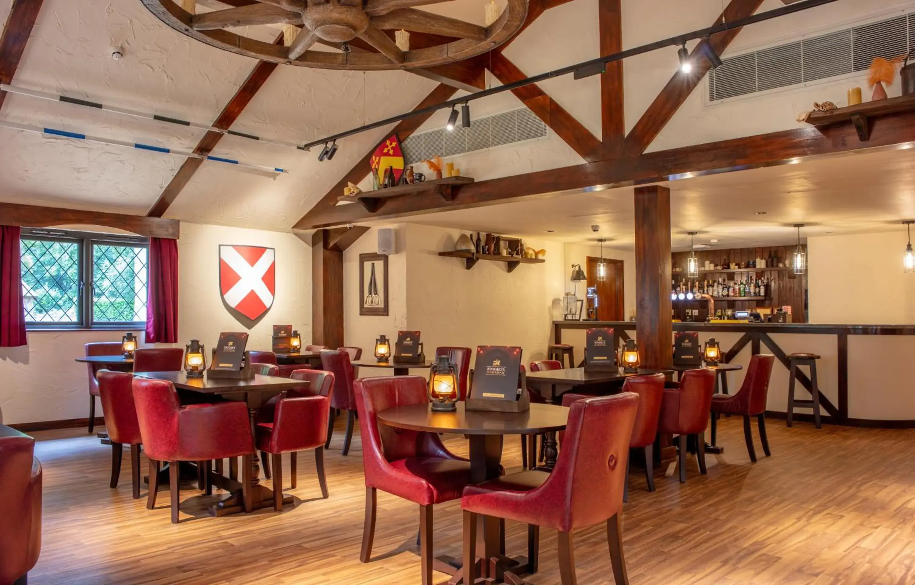 Lounge or bar in Warwick Castle Hotel & Knight's Village Lounge or bar in Warwick Castle Hotel & Knight's Village