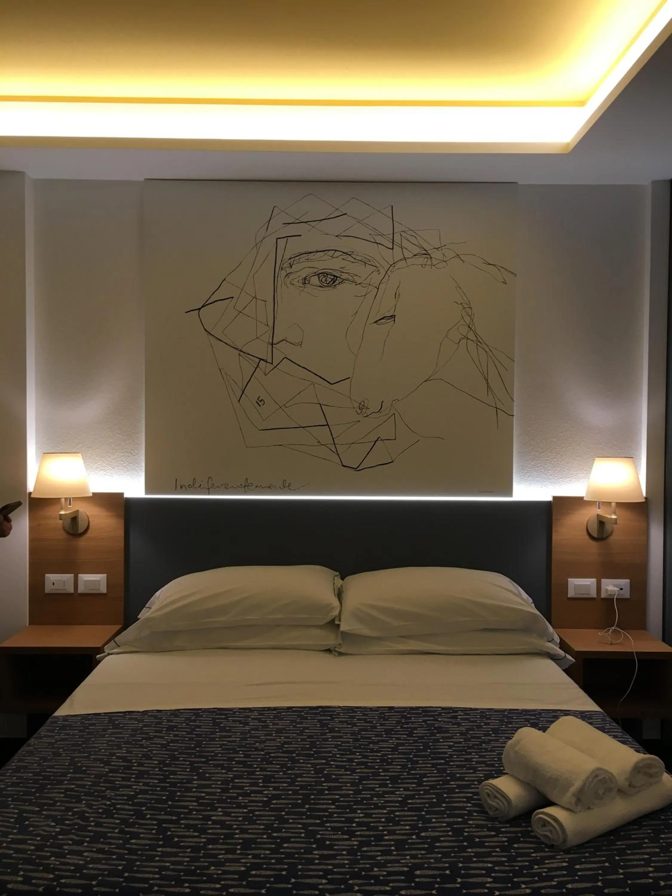 Bedroom, Bed in Hotel Gianni Franzi