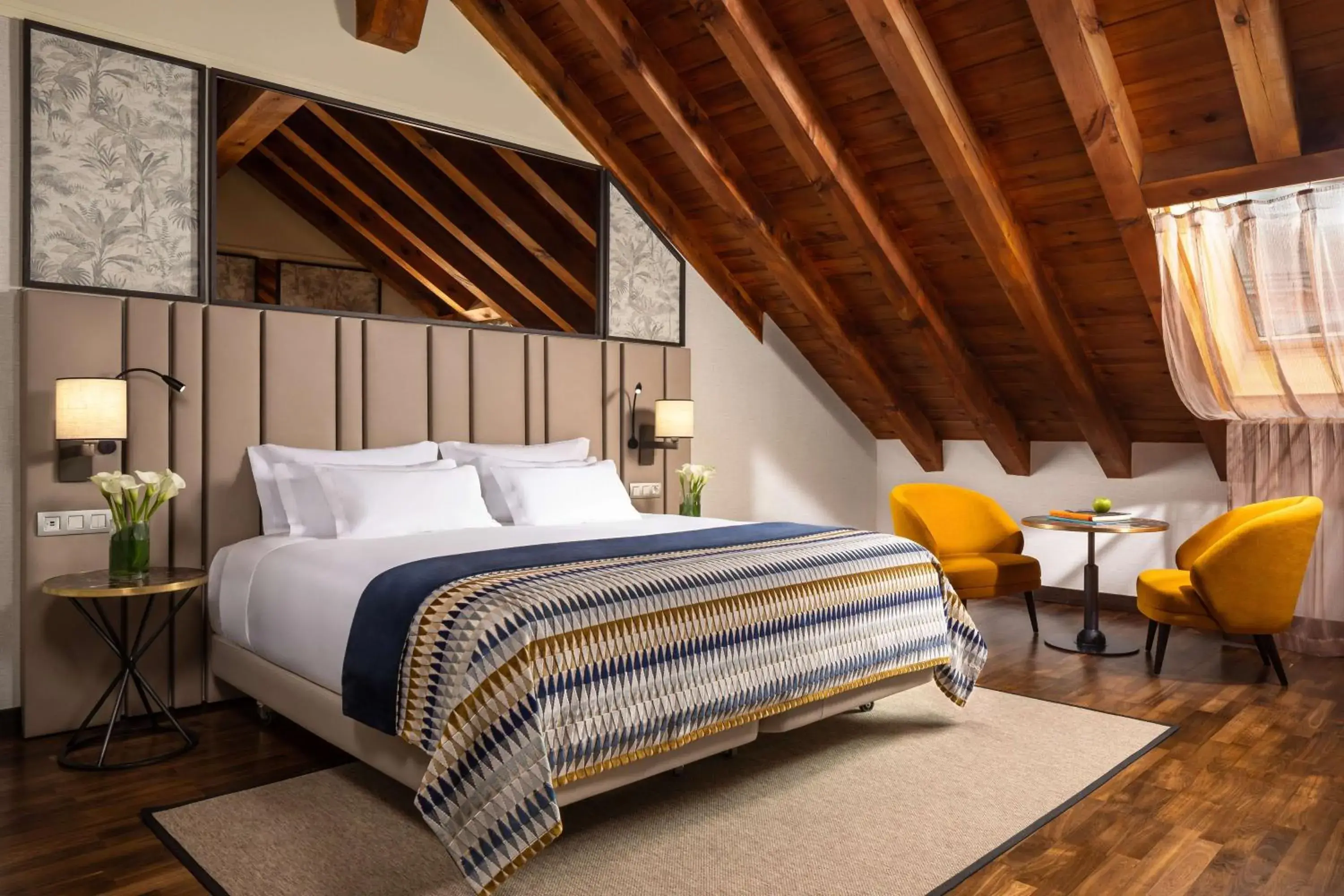 Bedroom, Bed in NH Collection Madrid Palacio de Tepa Bedroom, Bed in NH Collection Madrid Palacio de Tepa