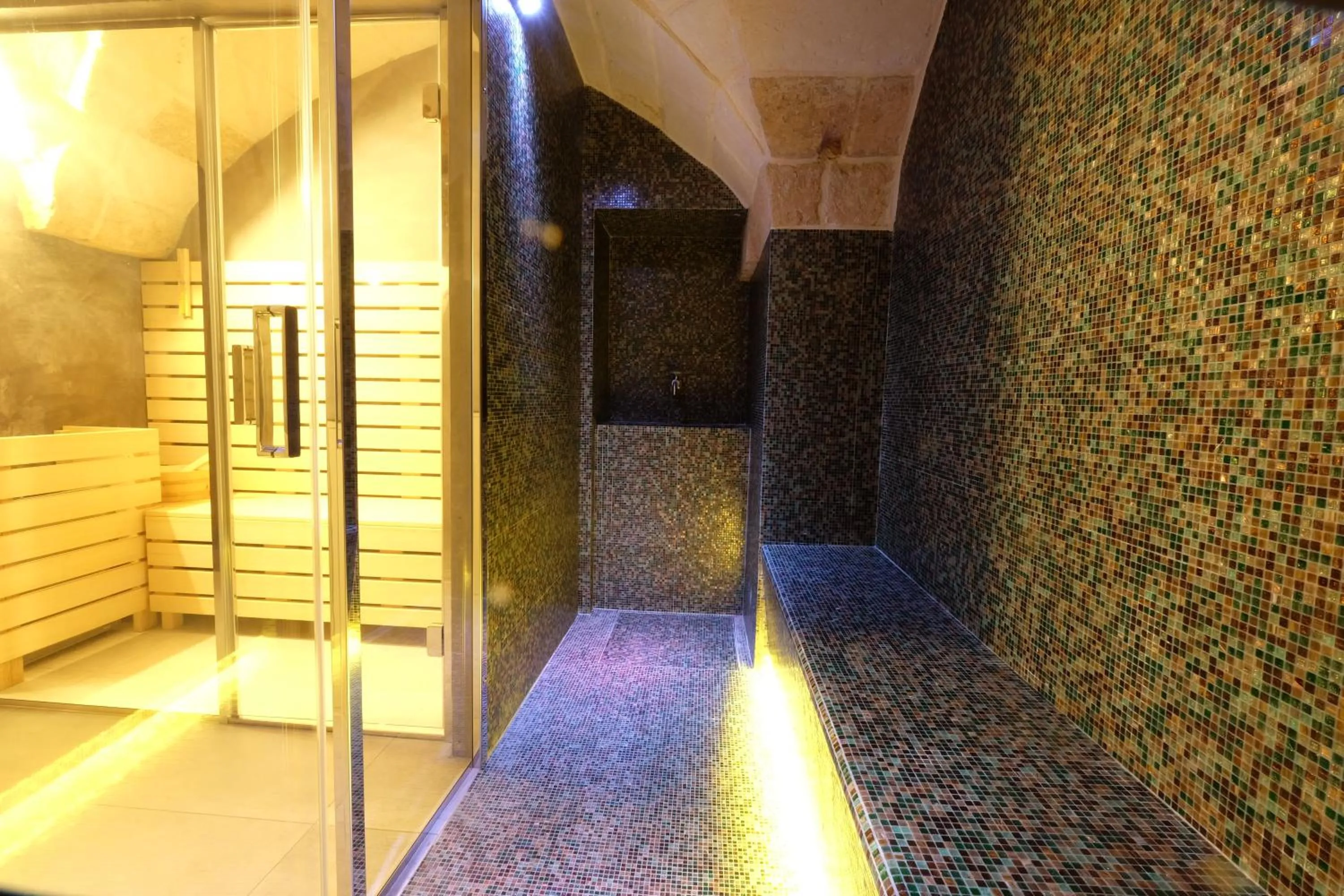 Sauna in La Dimora delle Fate Luxury & SPA
