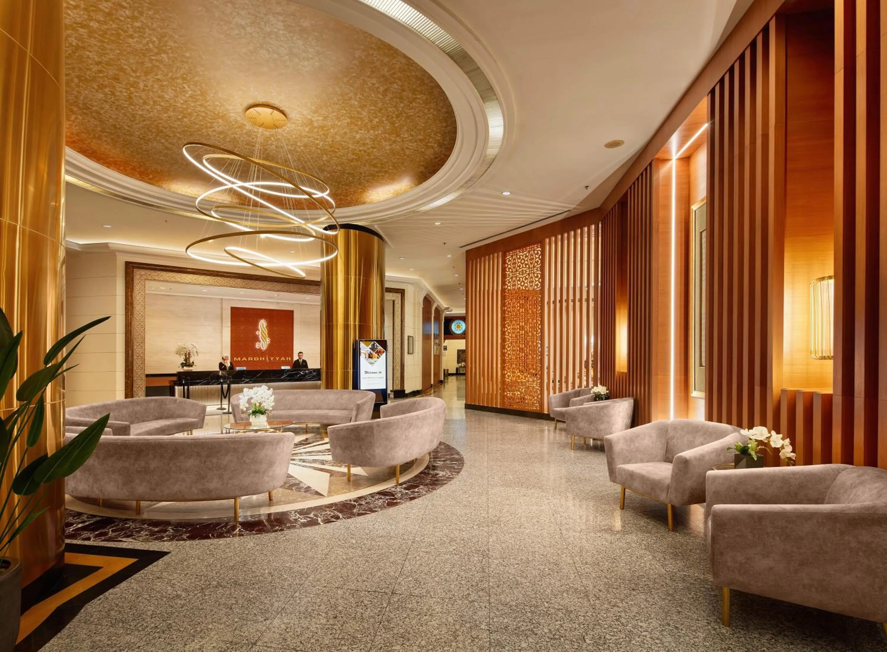 Lobby or reception in Mardhiyyah Hotel and Suites