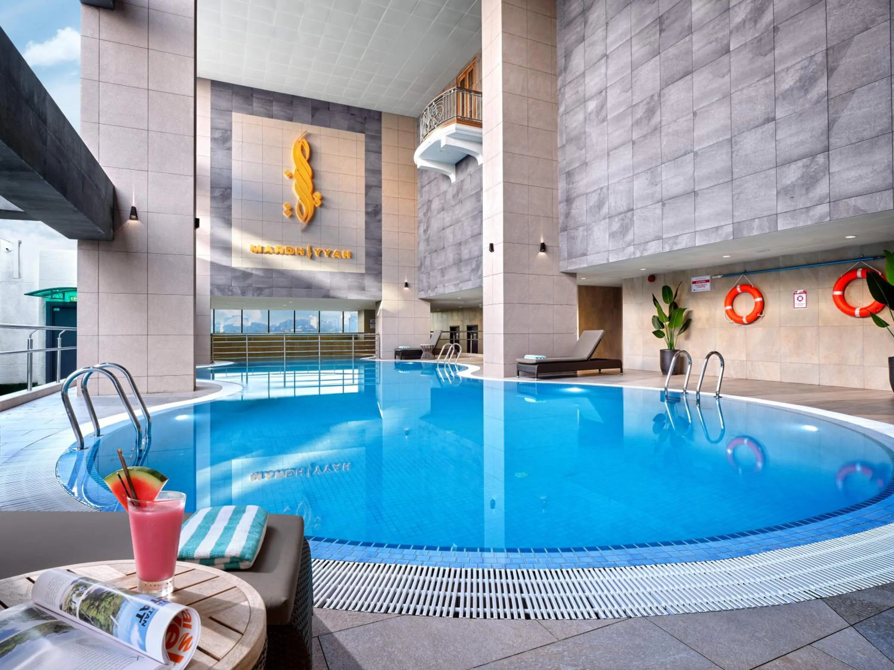 Swimming pool in Mardhiyyah Hotel and Suites