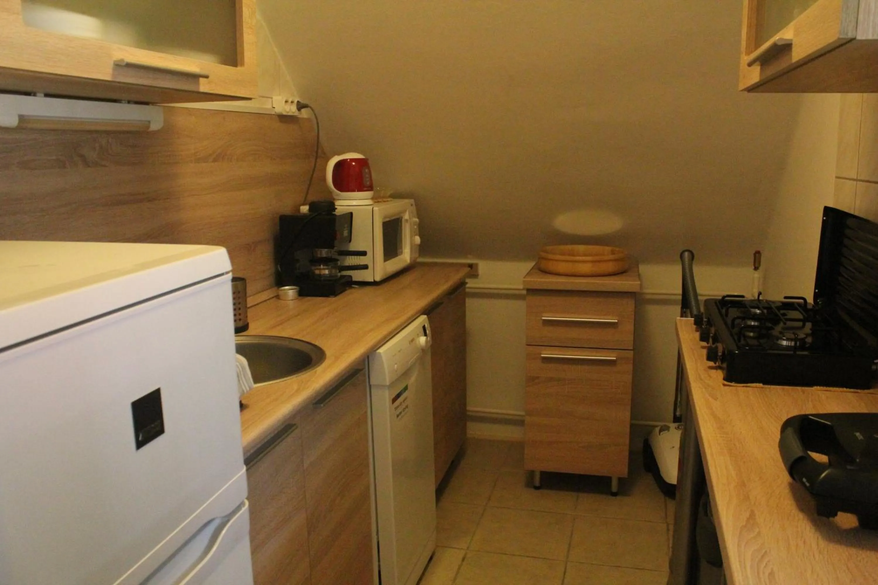 Kitchen or kitchenette in RELAX Apartman