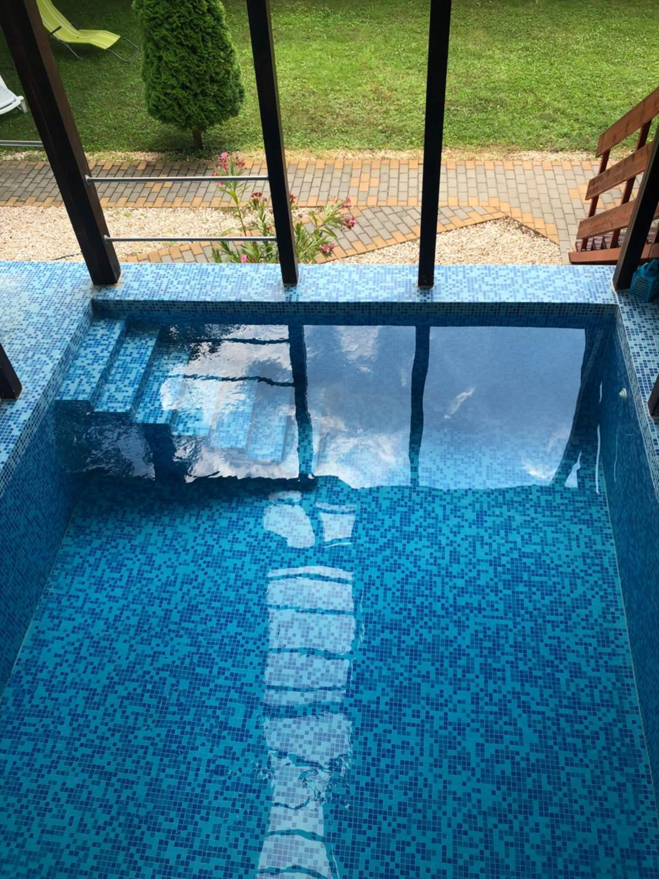 Garden view in RELAX Apartman