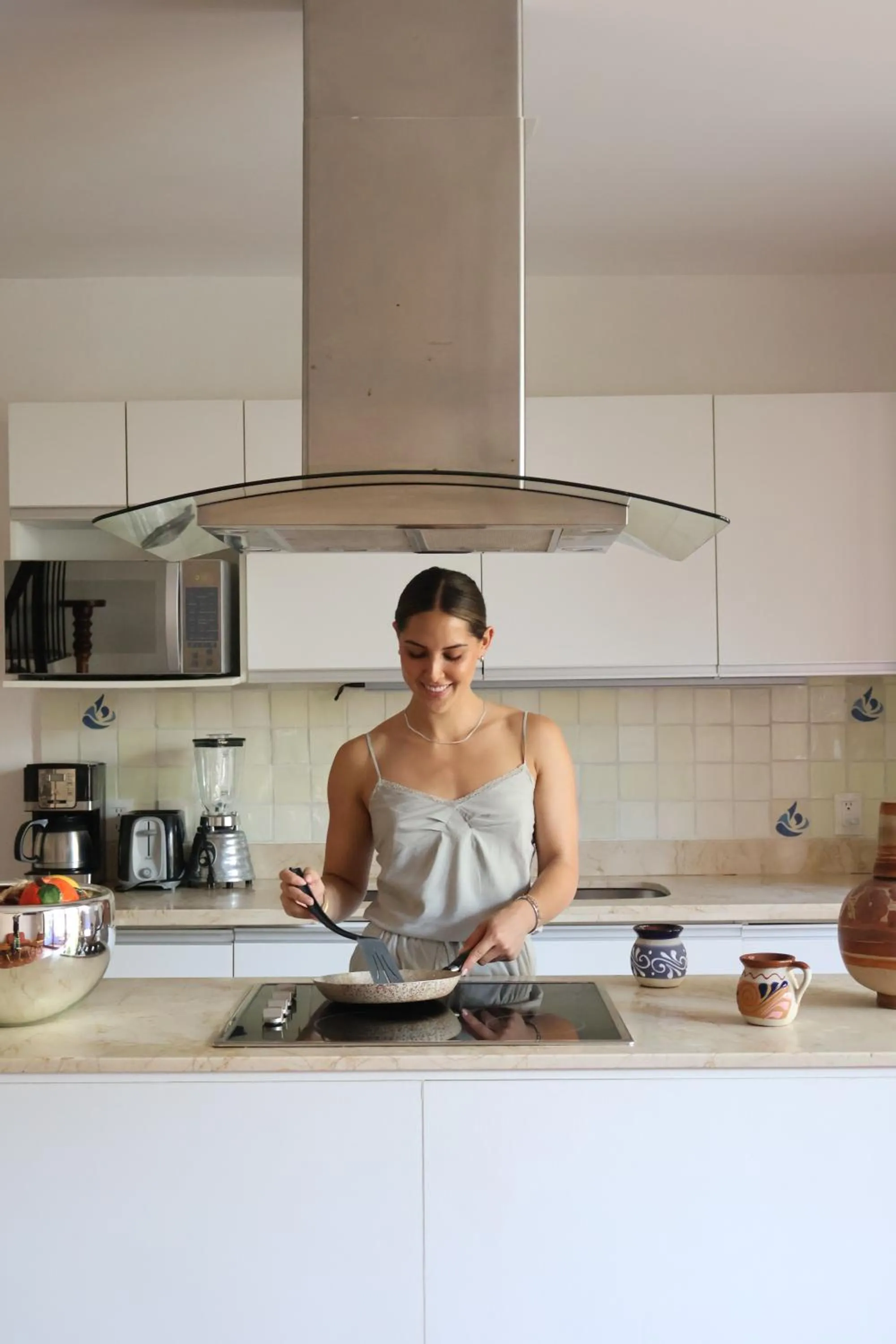 kitchen in Casa Lotería -Pueblito Sayulita- Colorful, Family and Relax Experience with Private Parking and Pool
