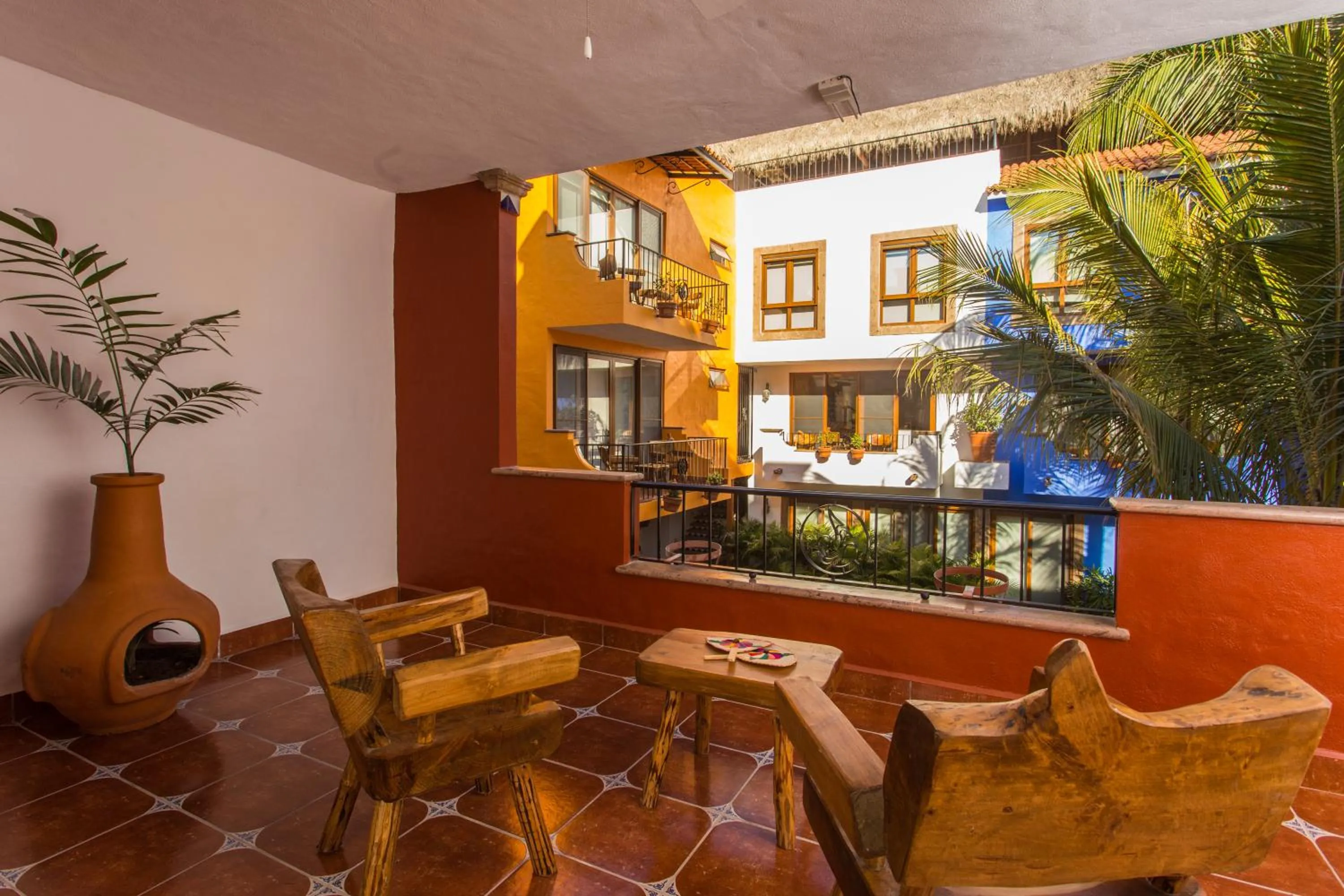 Balcony/Terrace in Casa Lotería -Pueblito Sayulita- Colorful, Family and Relax Experience with Private Parking and Pool