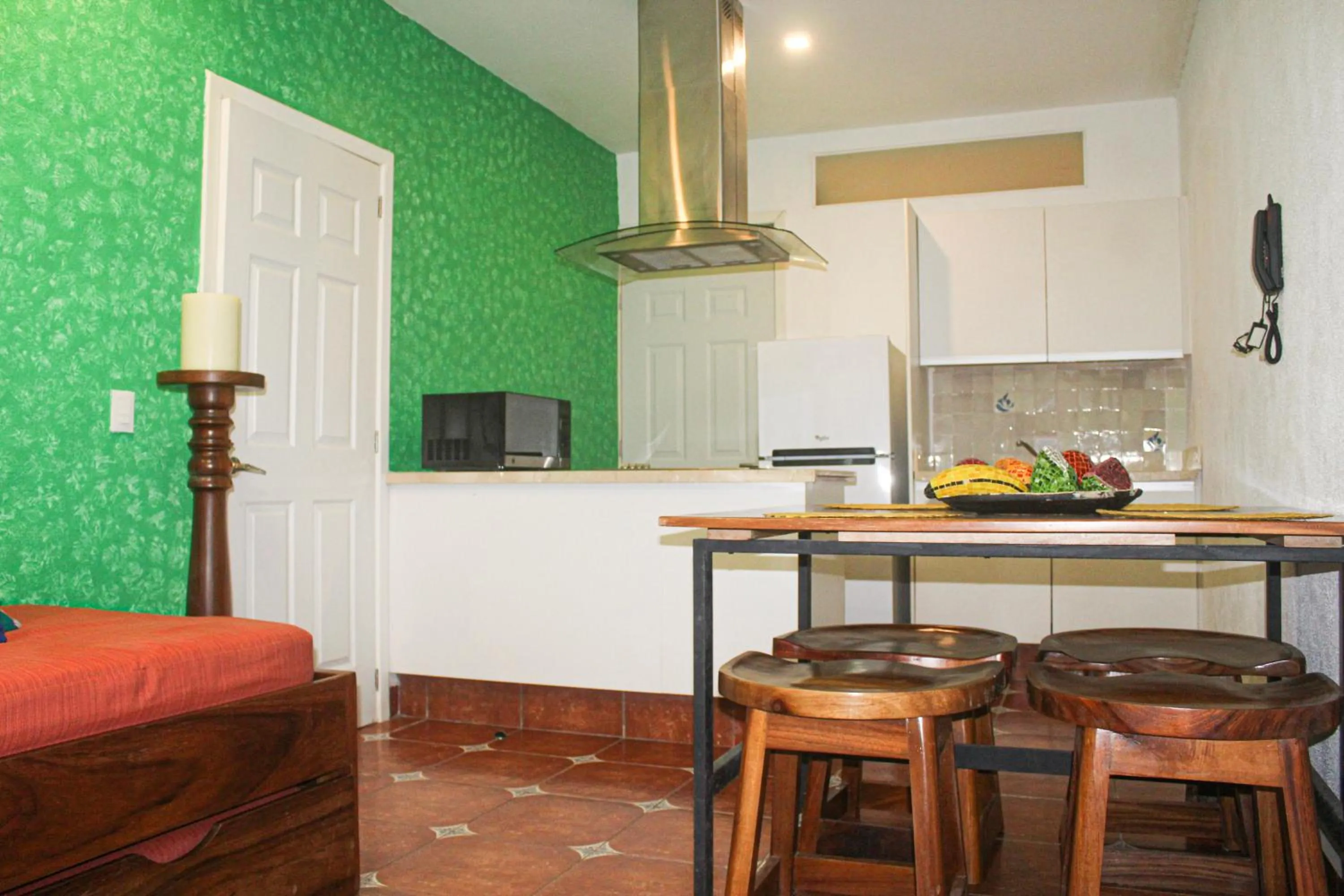 kitchen in Casa Lotería -Pueblito Sayulita- Colorful, Family and Relax Experience with Private Parking and Pool