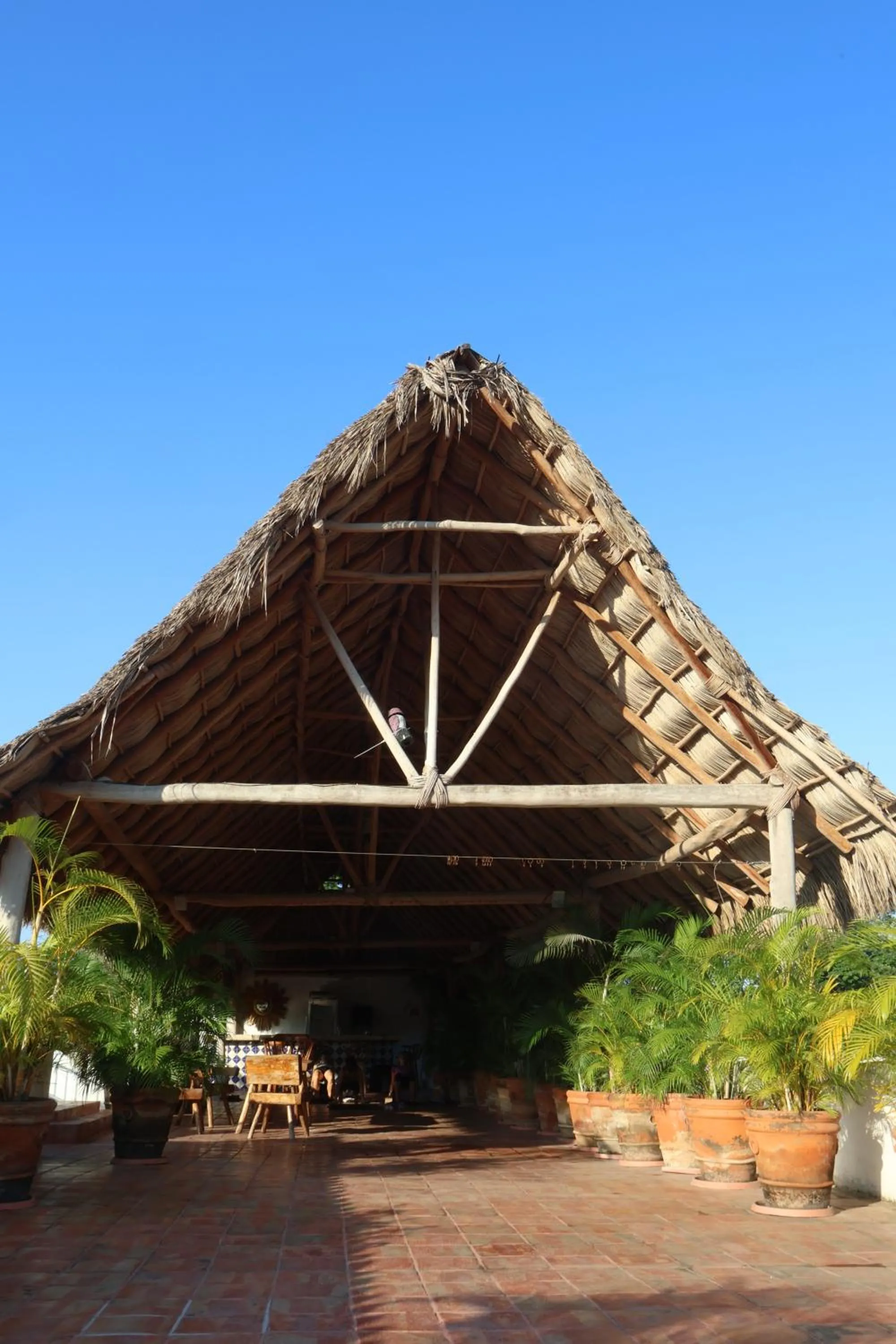 Patio in Casa Lotería -Pueblito Sayulita- Colorful, Family and Relax Experience with Private Parking and Pool