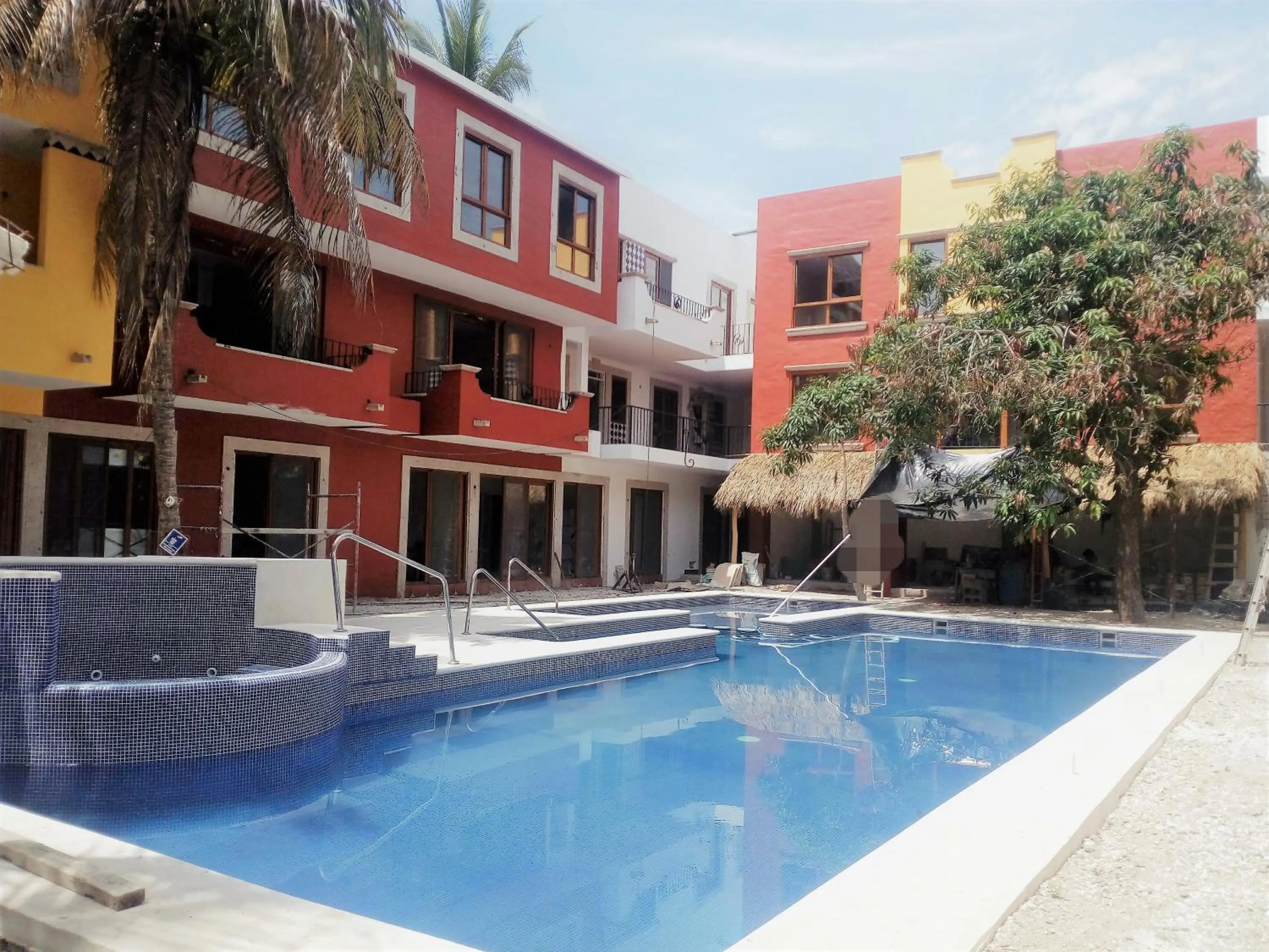 Swimming pool in Casa Lotería -Pueblito Sayulita- Colorful, Family and Relax Experience with Private Parking and Pool