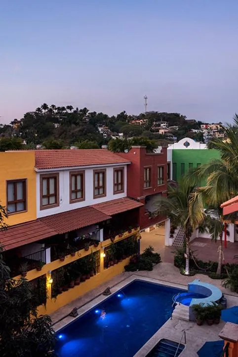 Pool view in Casa Lotería -Pueblito Sayulita- Colorful, Family and Relax Experience with Private Parking and Pool