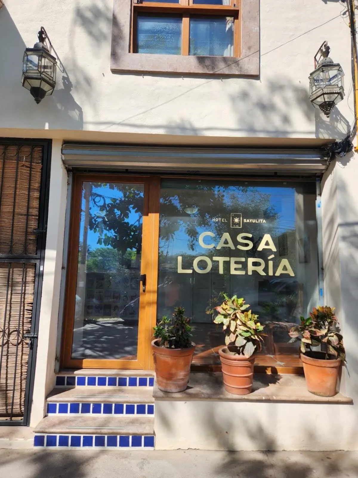 Facade/entrance in Casa Lotería -Pueblito Sayulita- Colorful, Family and Relax Experience with Private Parking and Pool