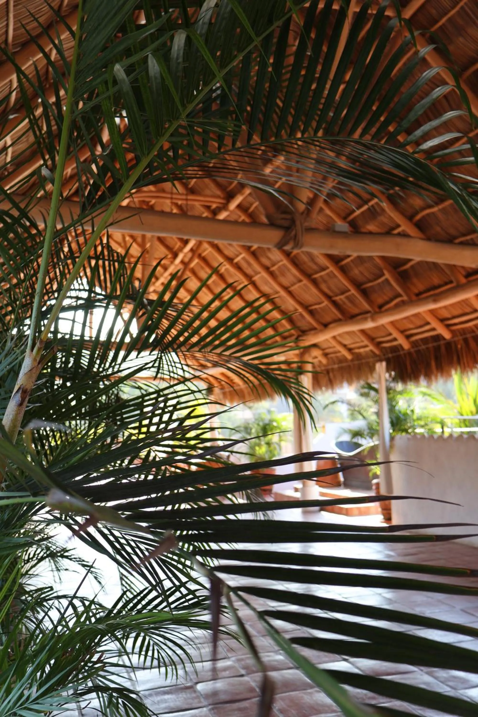Patio in Casa Lotería -Pueblito Sayulita- Colorful, Family and Relax Experience with Private Parking and Pool