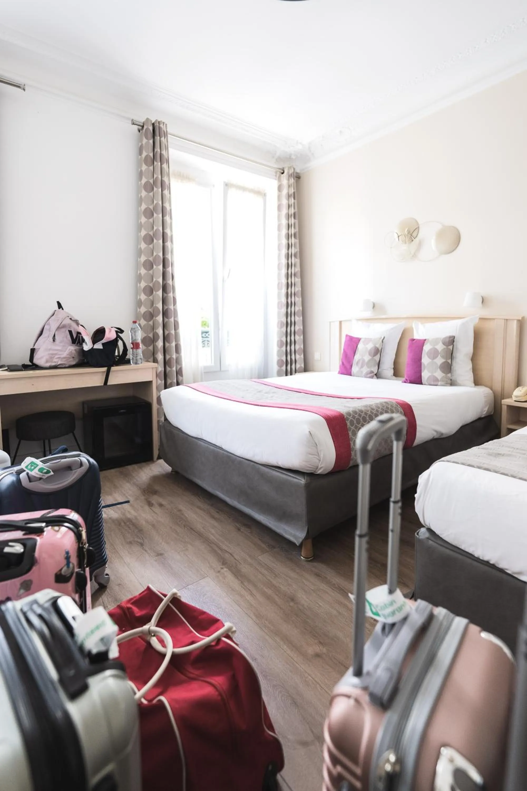 Decorative detail, Bed in Hotel Corona -Rodier-