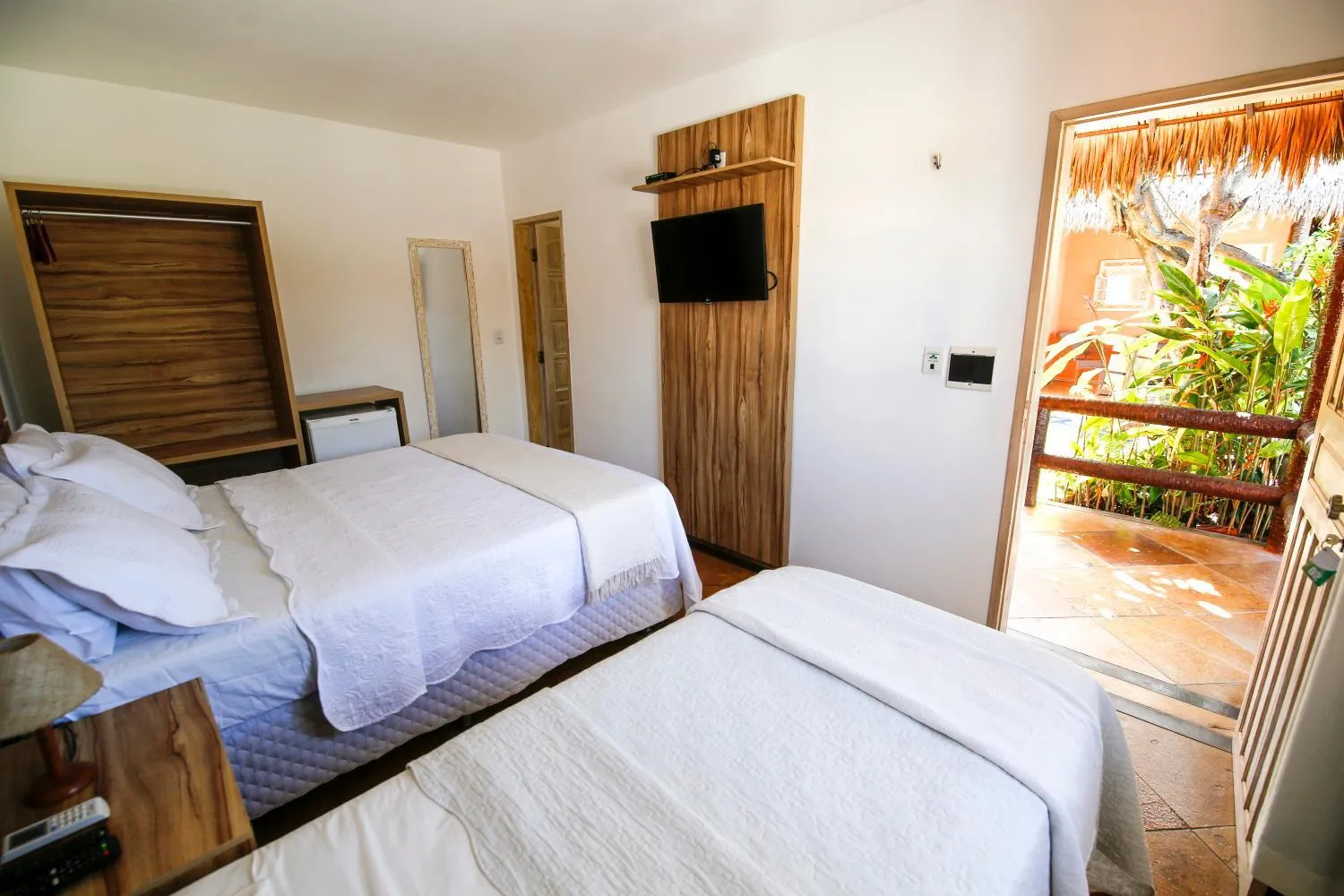 Bed in Pousada Tranquilandia Village