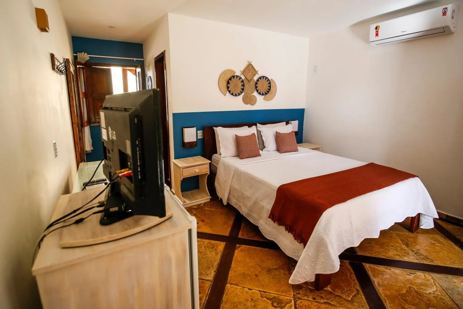 Bed in Pousada Tranquilandia Village