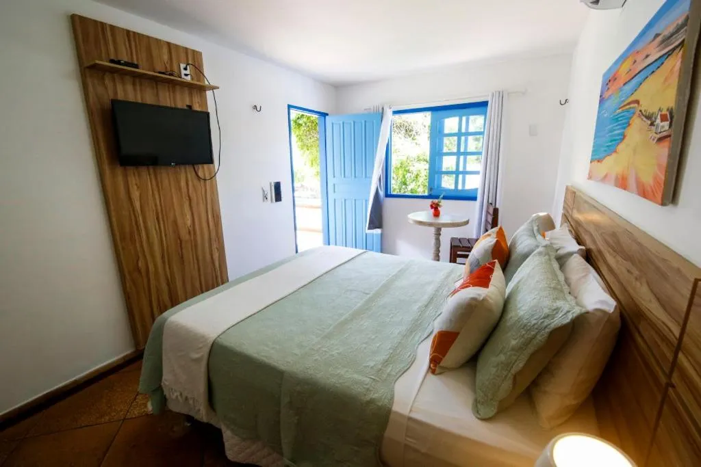 Bed in Pousada Tranquilandia Village