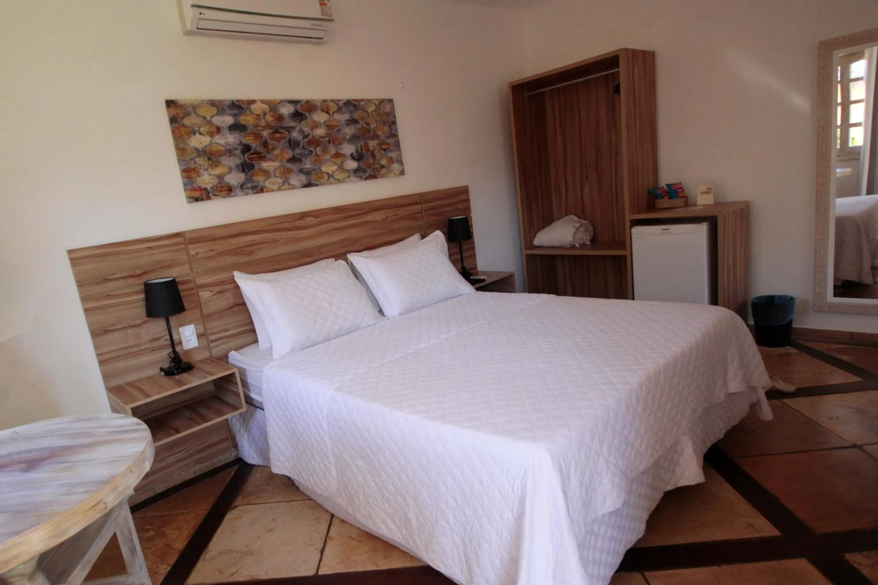 Bed in Pousada Tranquilandia Village