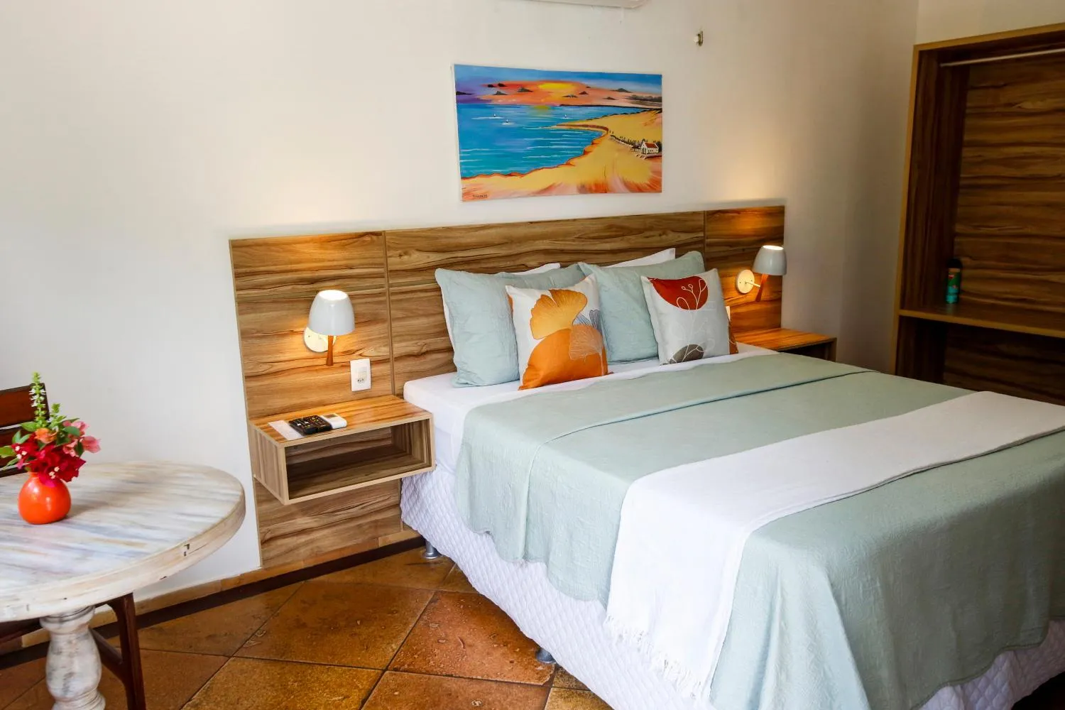 Bed in Pousada Tranquilandia Village