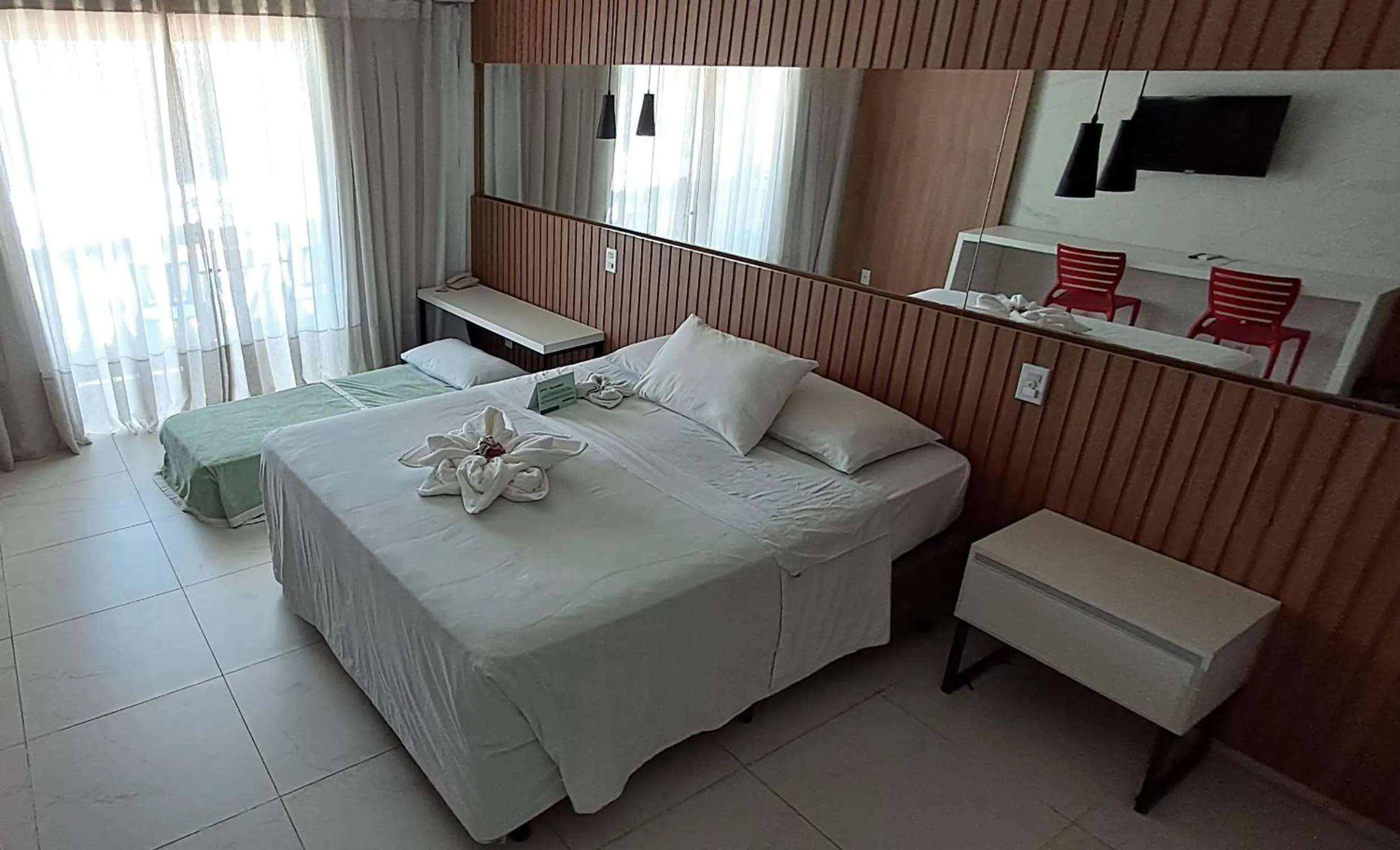 Bed in Ocean View Hotel