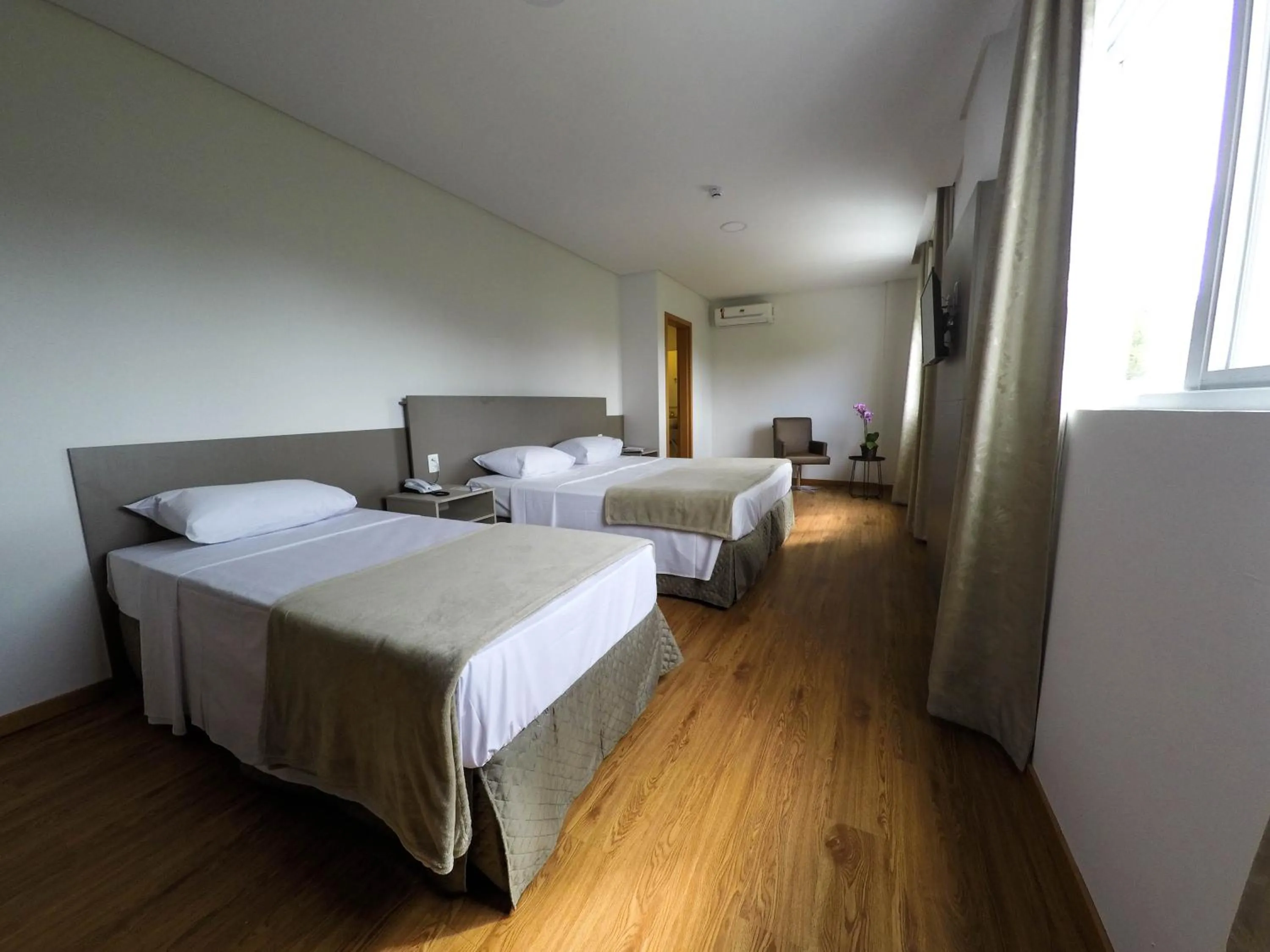 Bed in Tri Hotel São João Batista