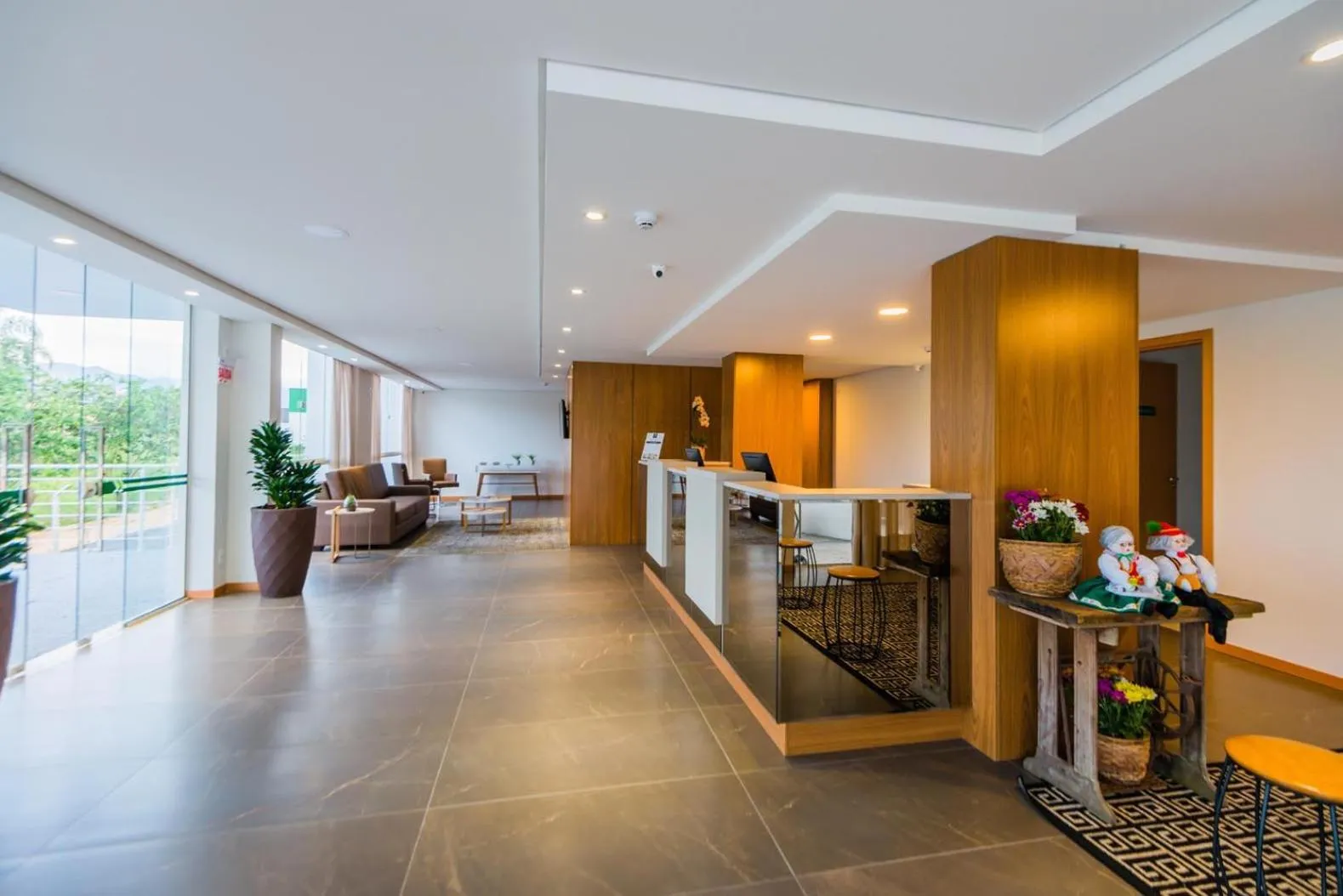 Lobby or reception in Tri Hotel São João Batista