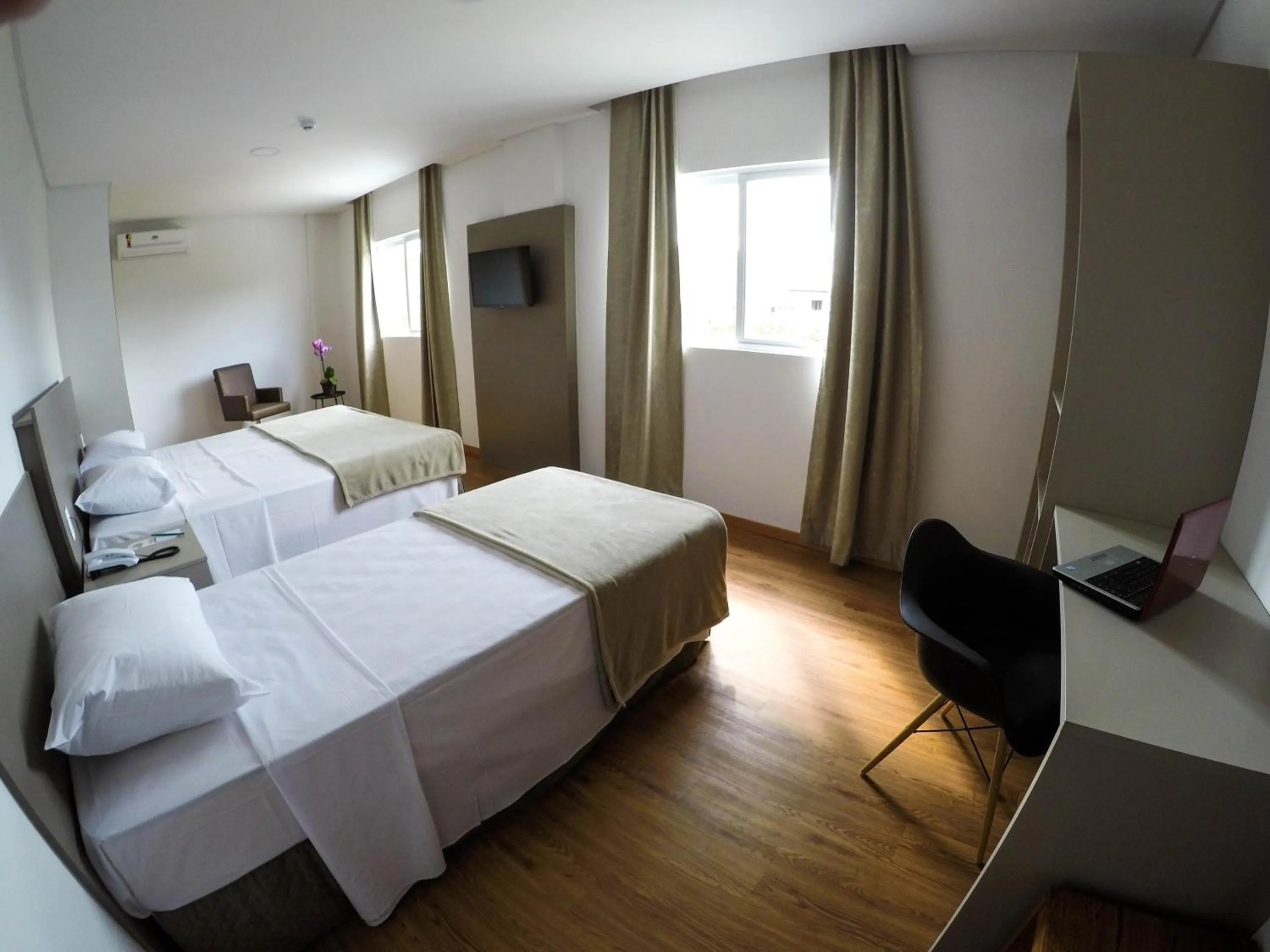 Bed in Tri Hotel São João Batista