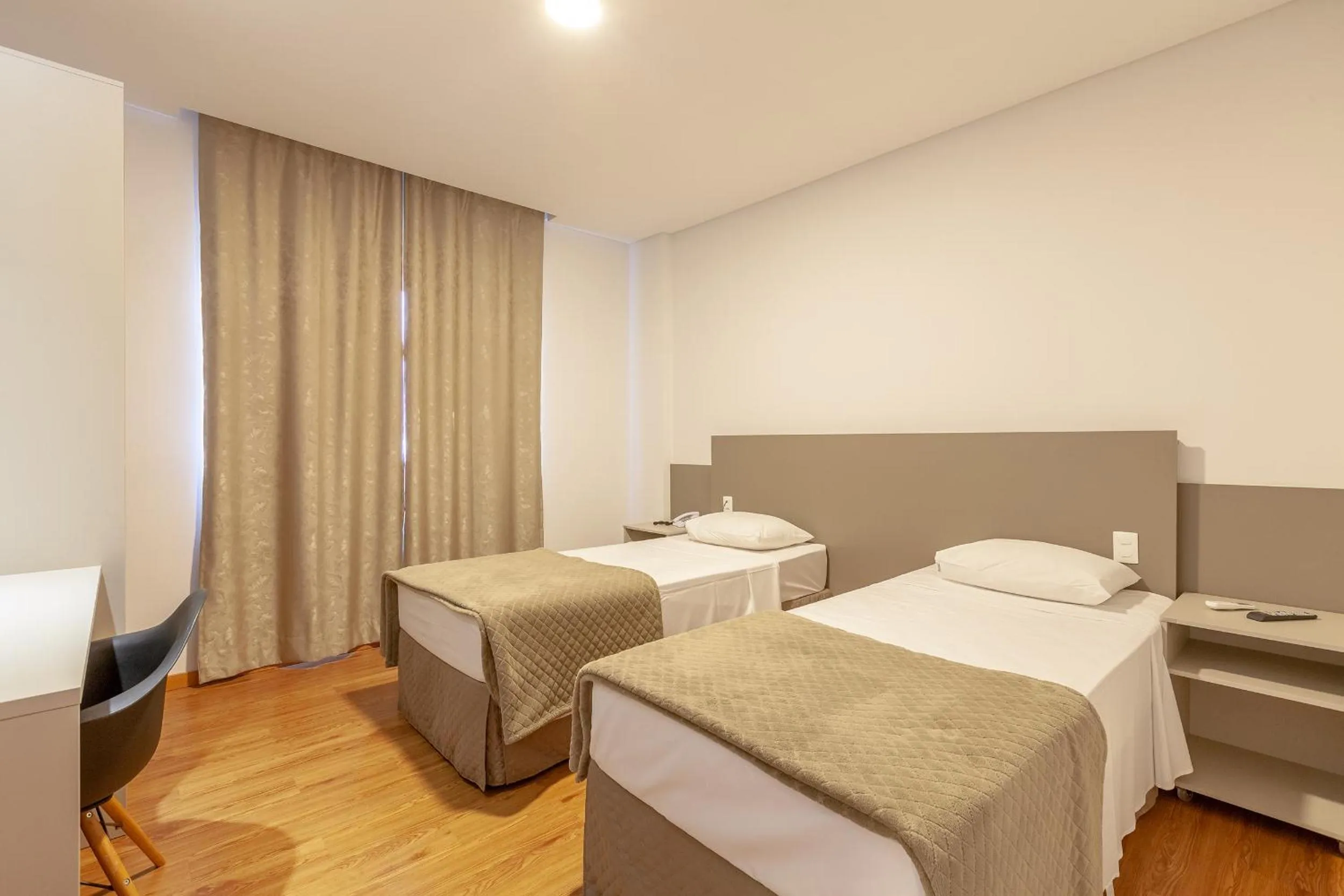 Bed in Tri Hotel São João Batista