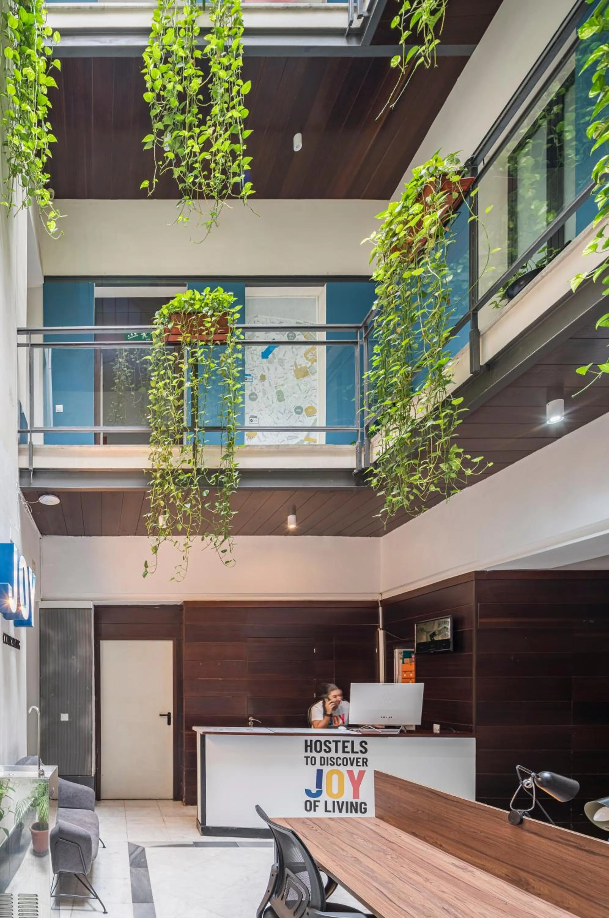 Lobby or reception in JOY Setas Coworking