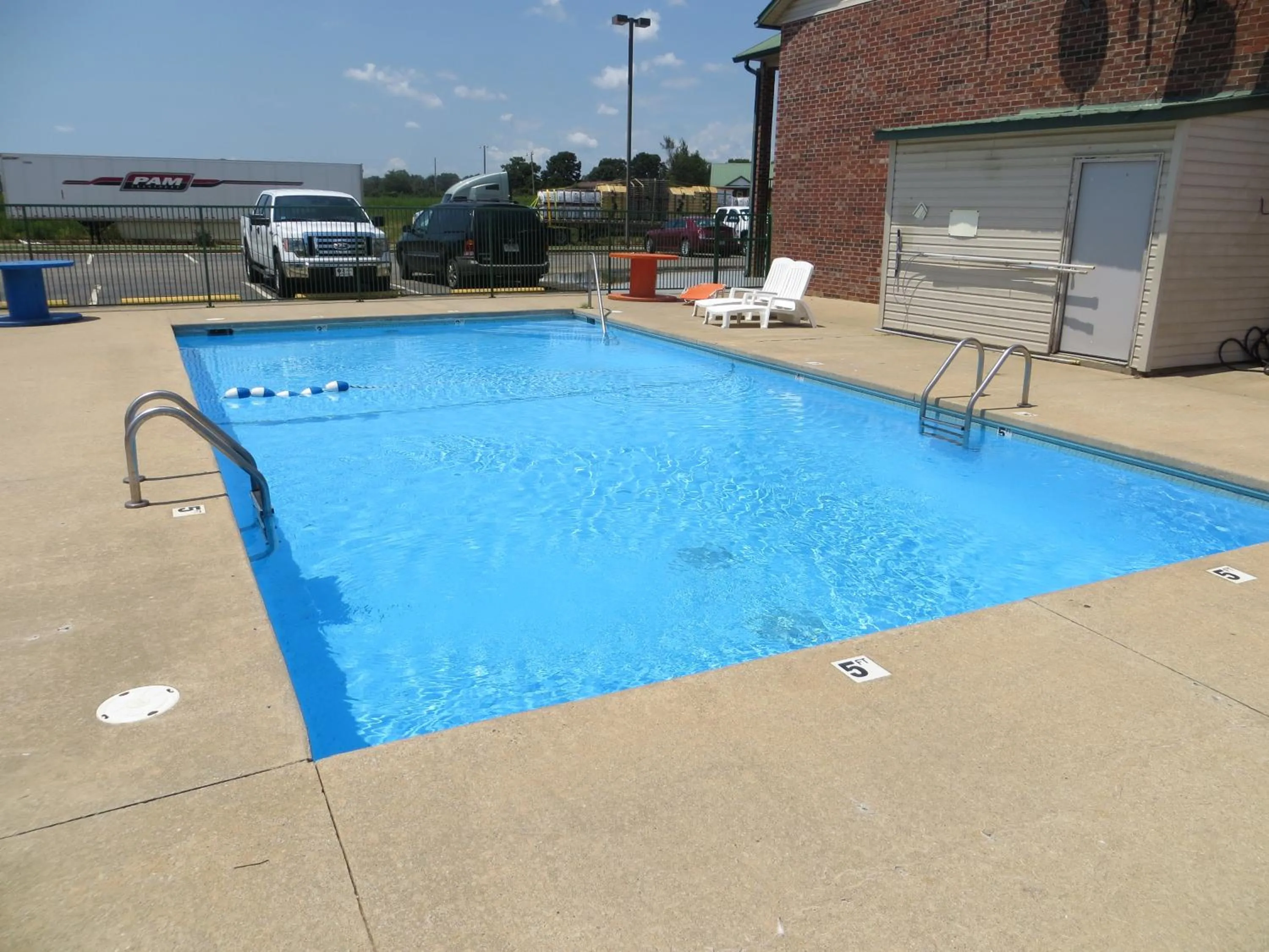 Swimming pool in Motel 6-Ozark, AR