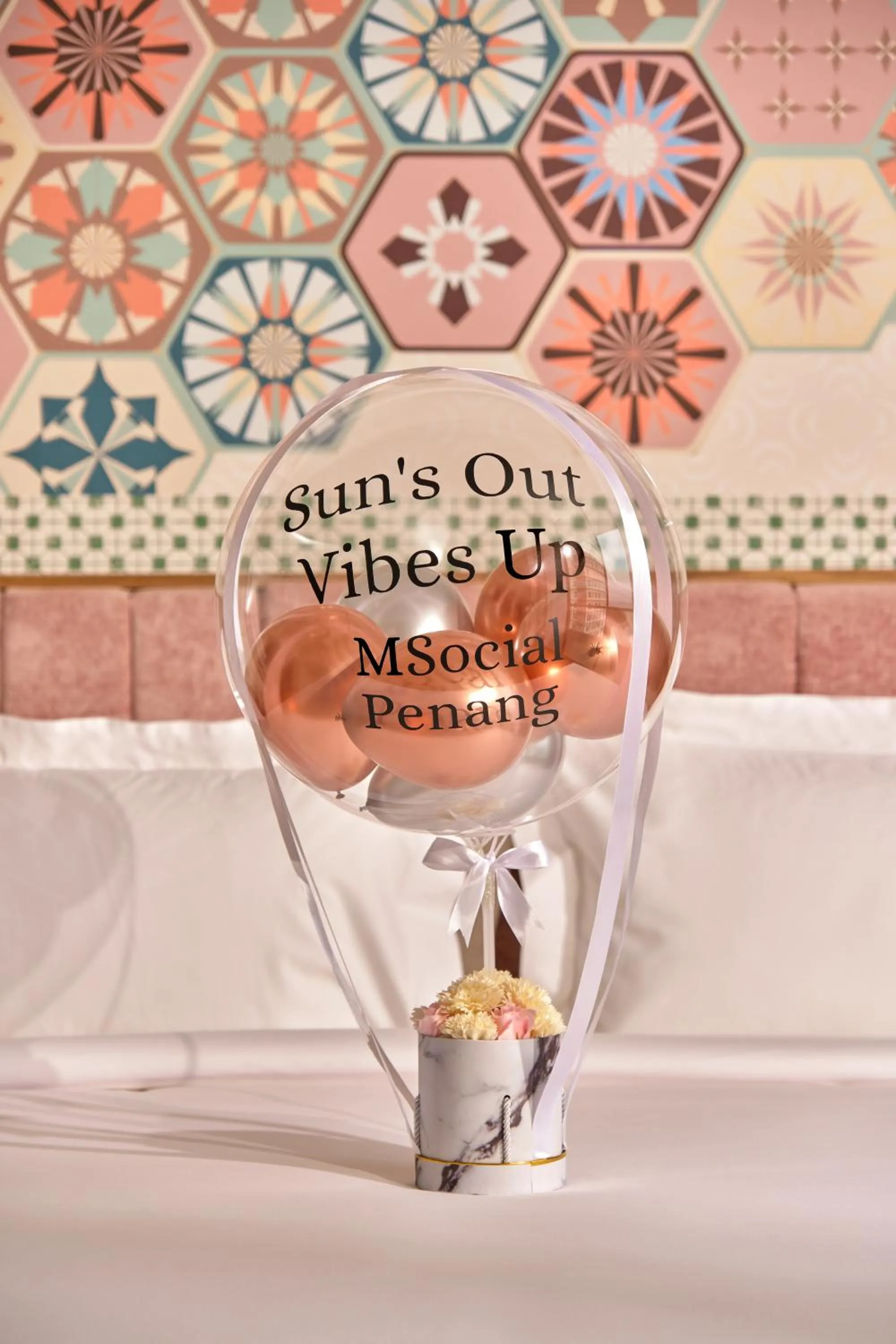 Decorative detail in M Social Resort Penang