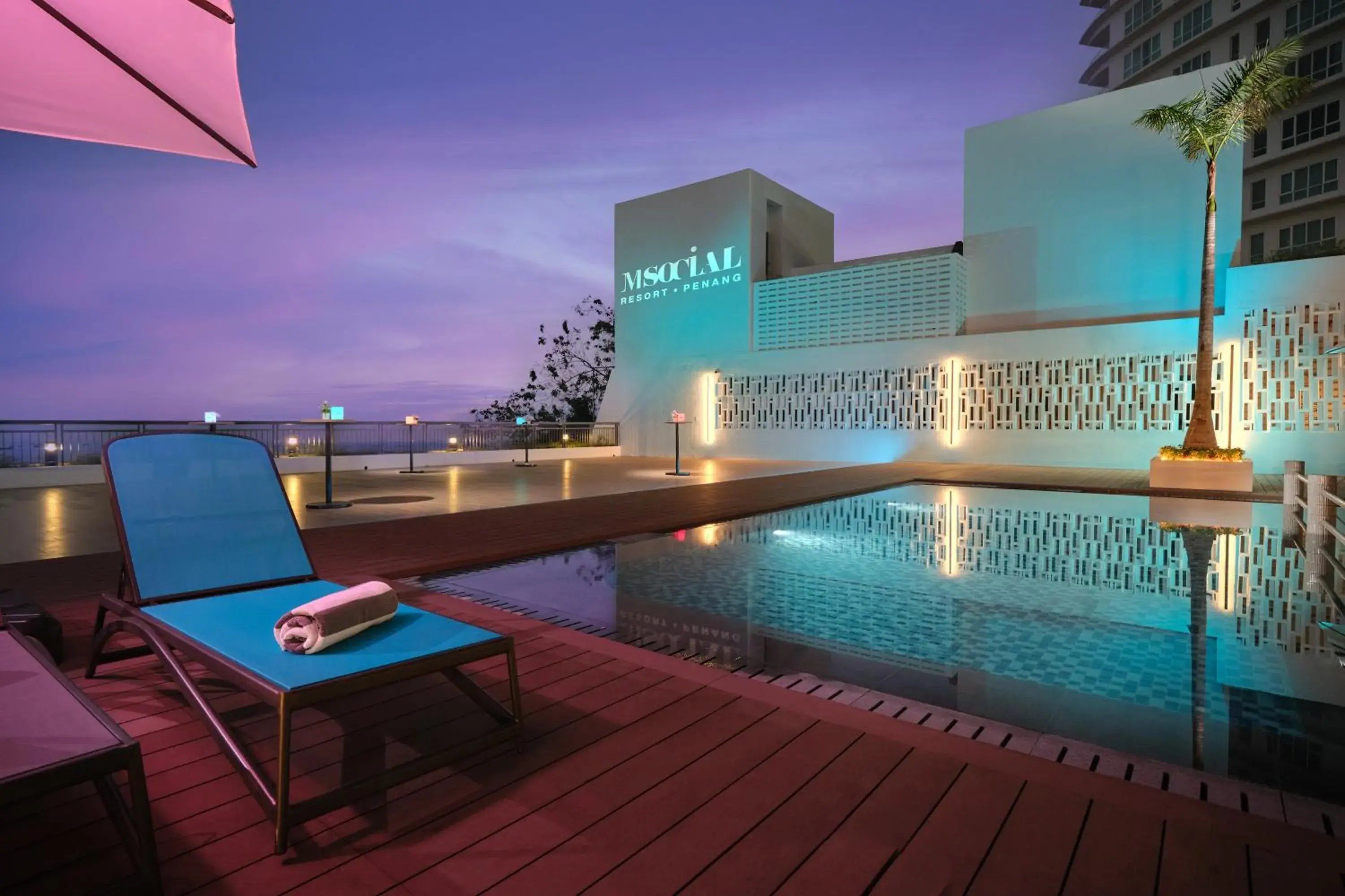 Swimming pool in M Social Resort Penang Swimming pool in M Social Resort Penang