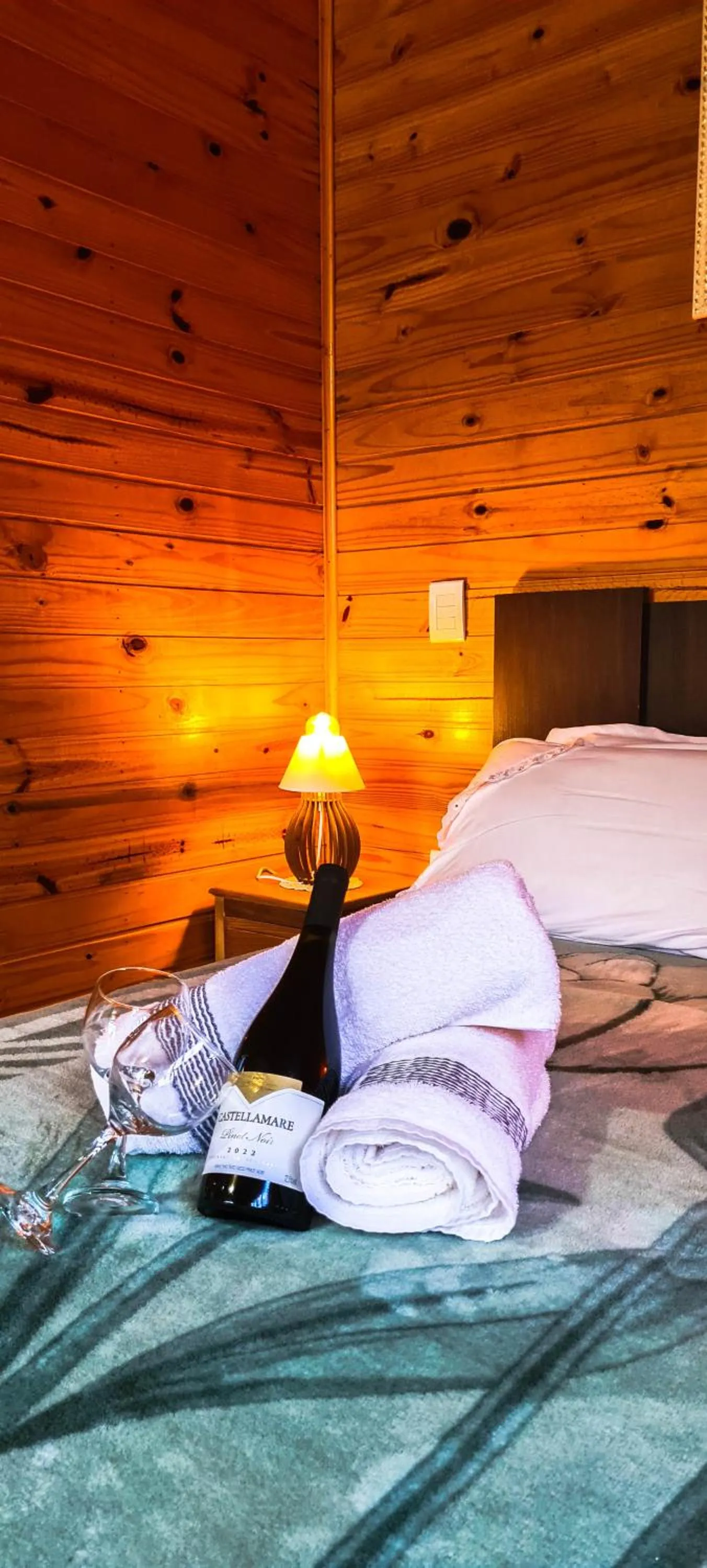 Bed in Pousada Santa Terezinha