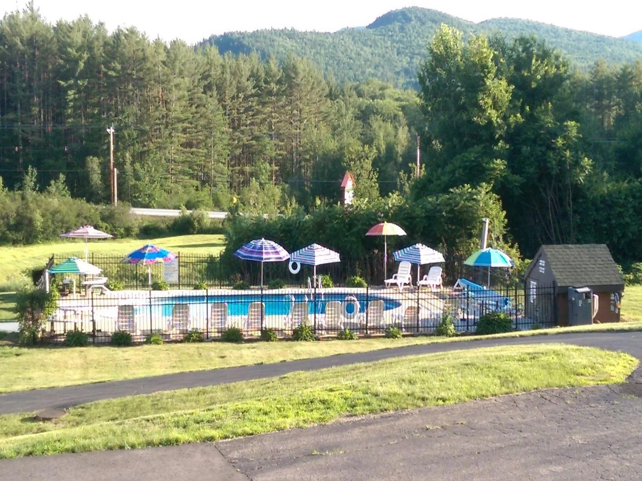 Swimming pool in Swiss Chalets Village Inn