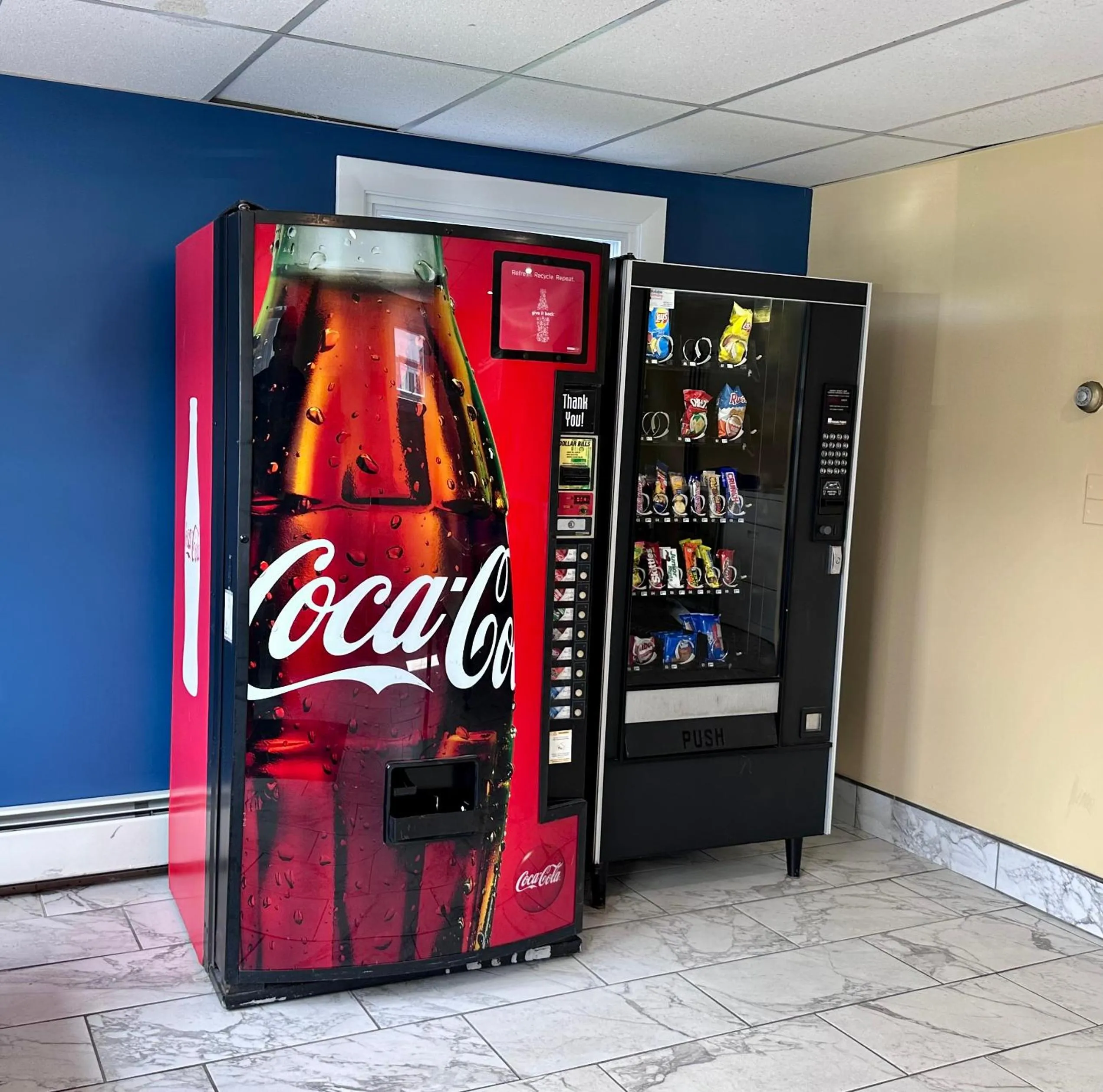 vending machine in Swiss Chalets Village Inn