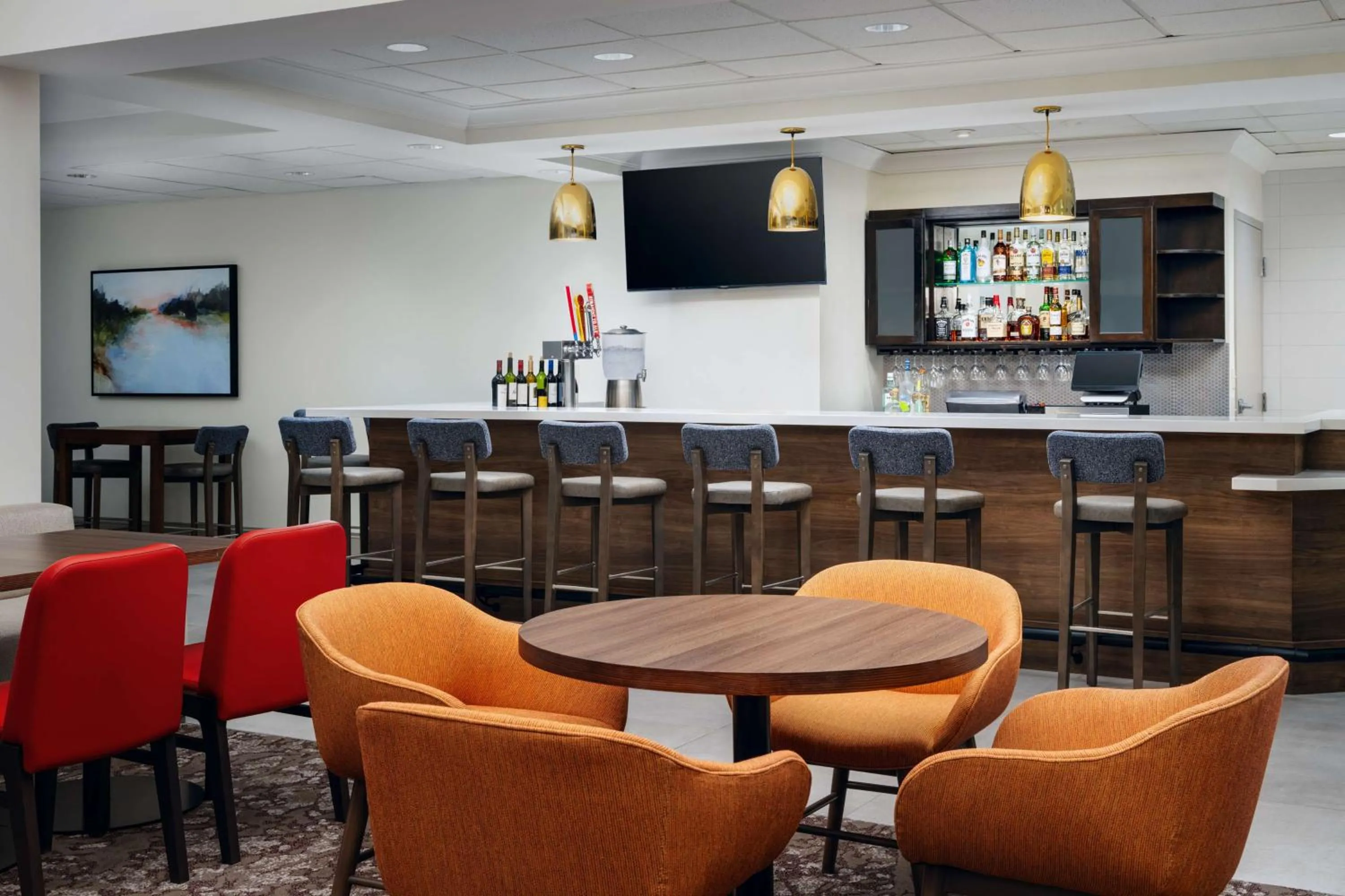 Lounge or bar in Hilton Garden Inn Huntsville South/Redstone Arsenal