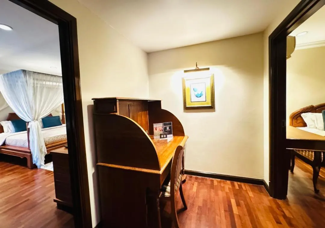 Bed in Cyberview Resort & Spa