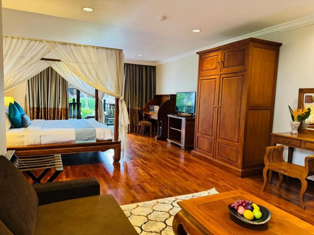 Bed in Cyberview Resort & Spa