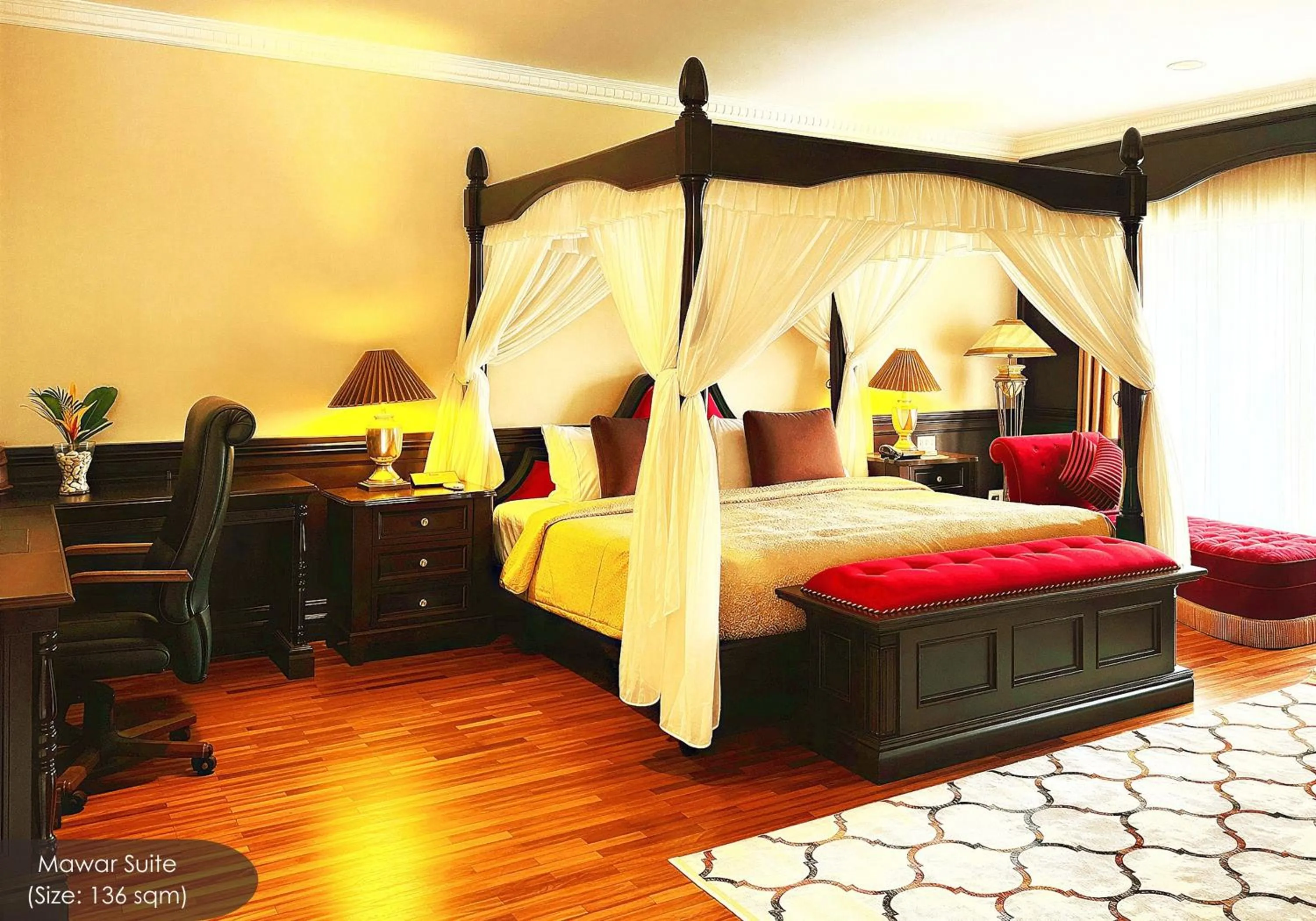 Bed in Cyberview Resort & Spa