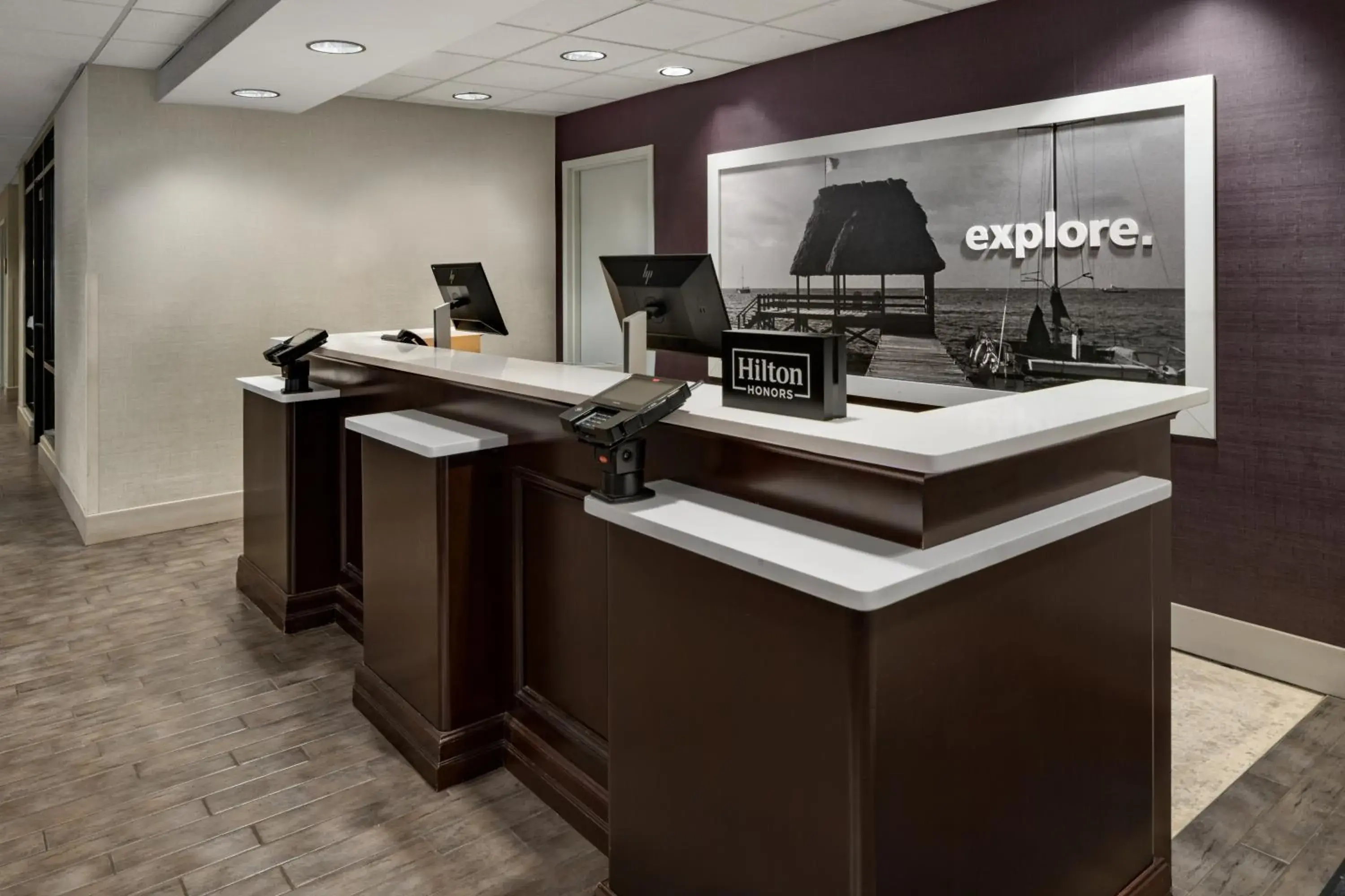 Lobby or reception in Hampton Inn Rochester - Irondequoit Lobby or reception in Hampton Inn Rochester - Irondequoit