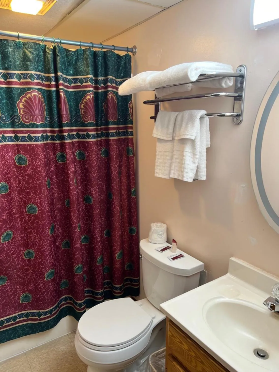 Bathroom in Atlantic Motel