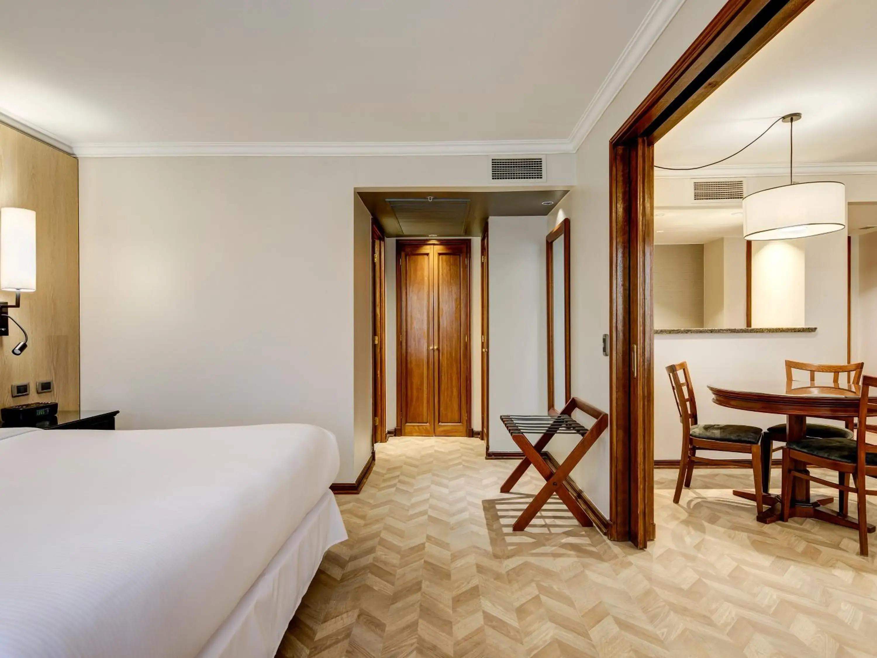 Seating area, Bed in Plaza El Bosque Ebro Seating area, Bed in Plaza El Bosque Ebro